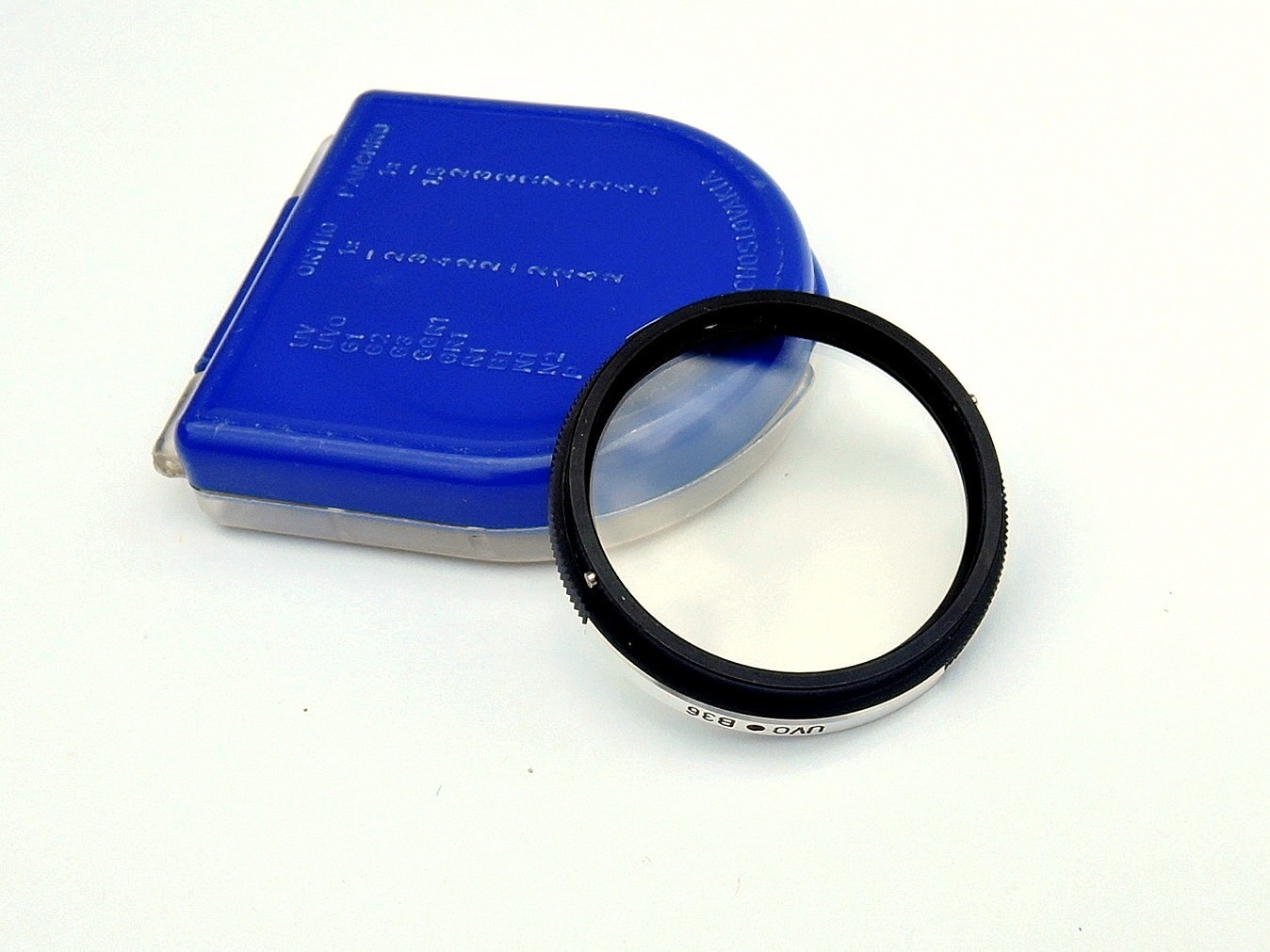Flexaret UVO B36 Filter Meopta Accessories Bayonet RARE +right blue plastic box.