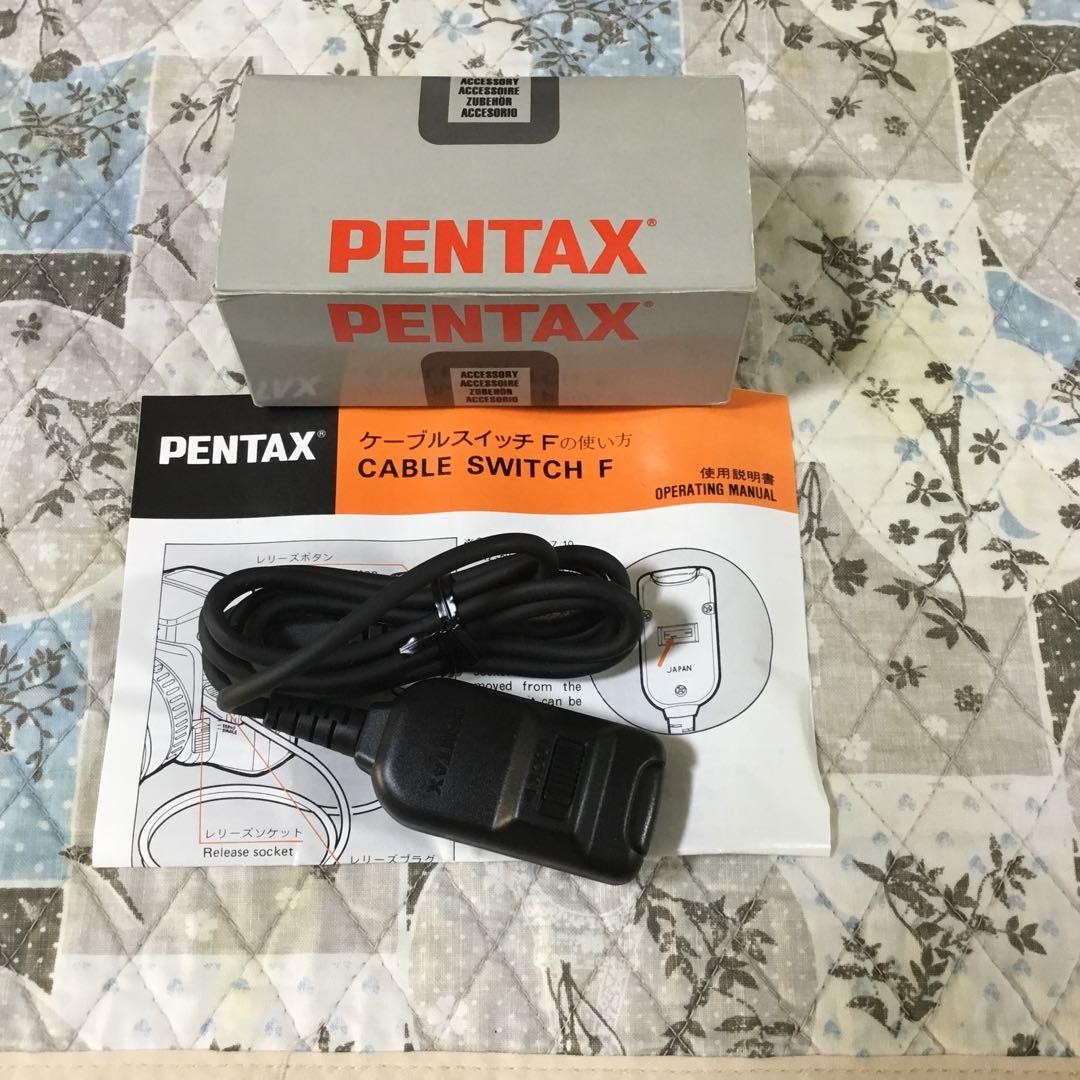 PENTAX 645 Cable Switch F Remote Shutter Release Film Camera with Box Japan Used