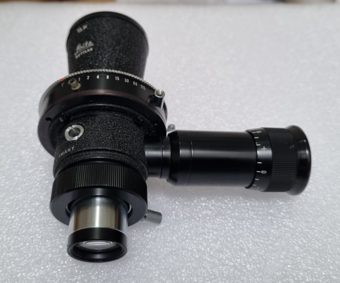 Leitz Wetzlar ProntorPress Shutter Microscope Camera Adapter Excellent condition