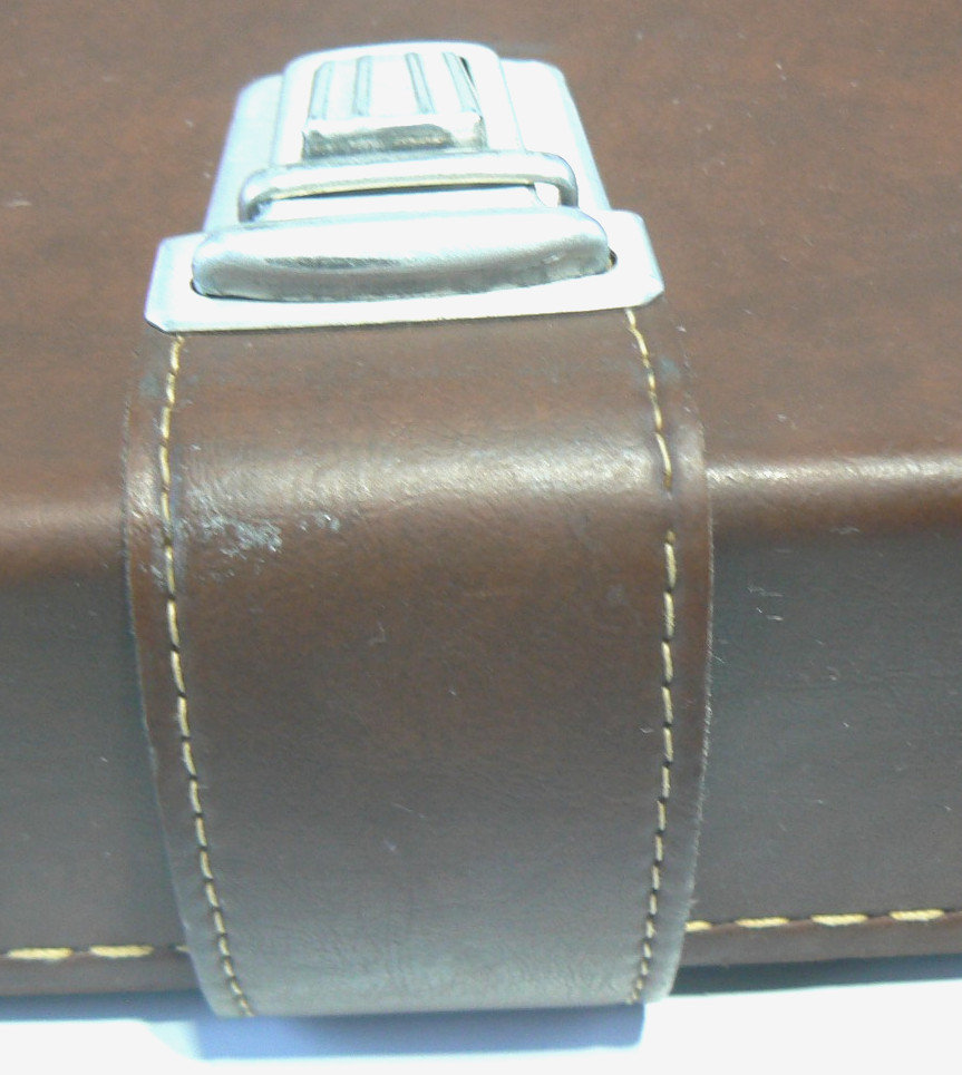 Polaroid Leather Compartment Case for Folding SX-70 Tan Camera & Accessories Z