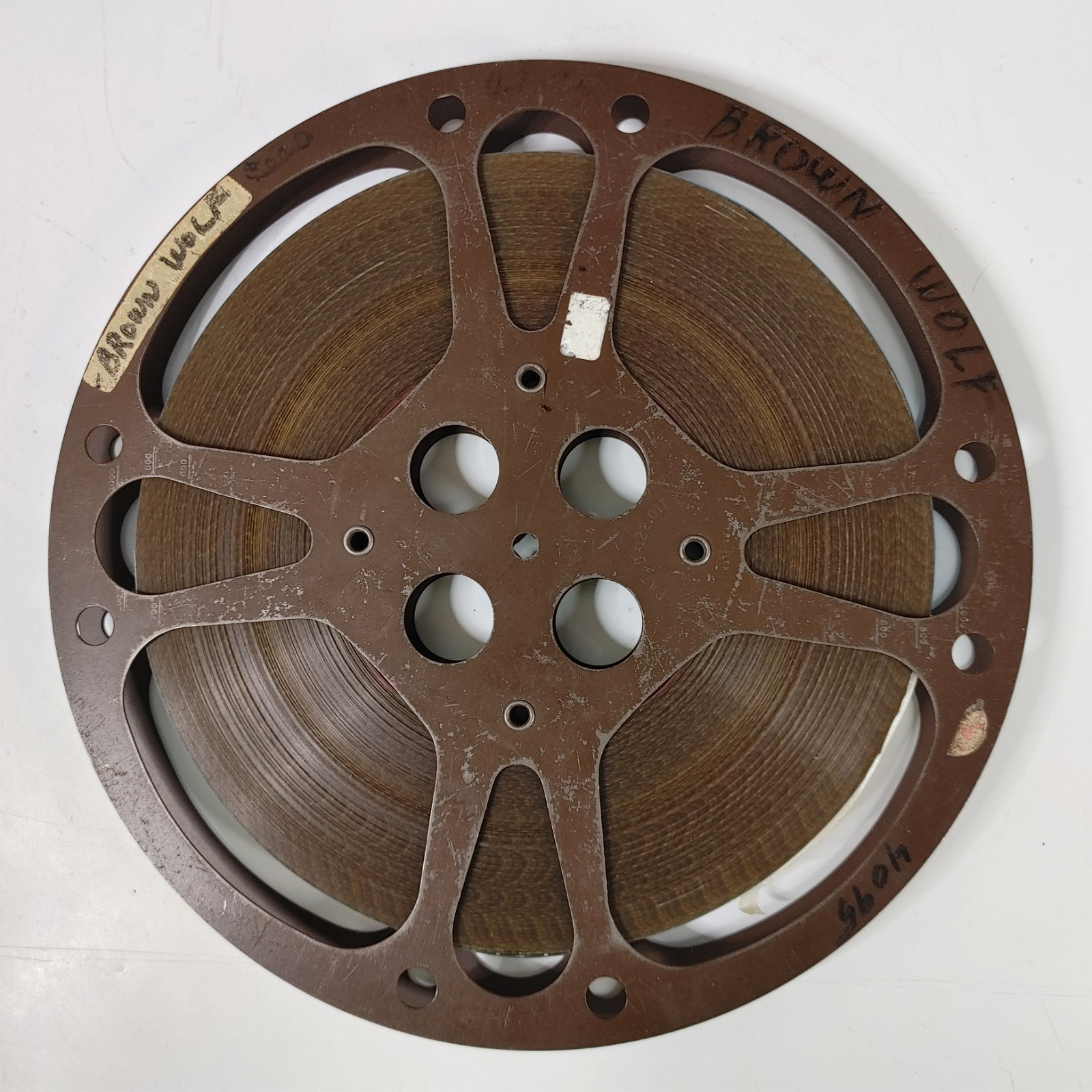 1200 ft Metal Moving Picture Reel 12 1/4″ Goldberg Bros Pat D-122,017 Film