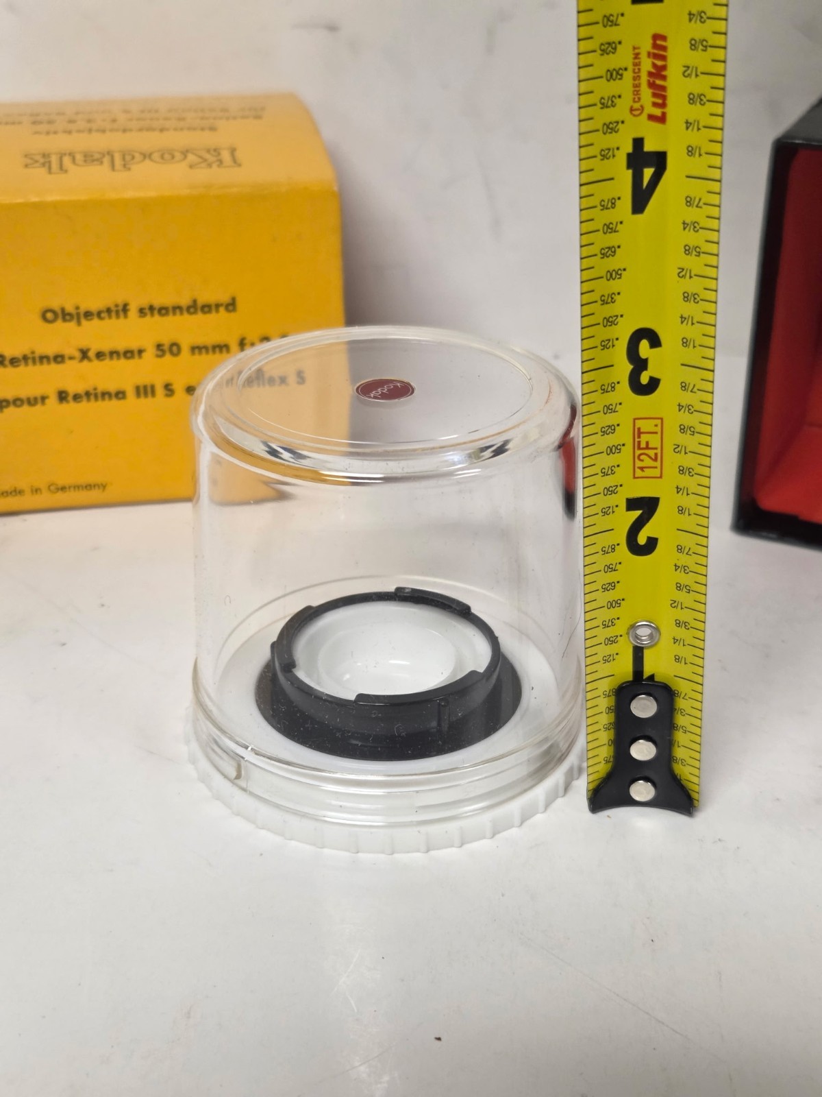 Vintage Kodak Retina Lens Bubble Cover & Box