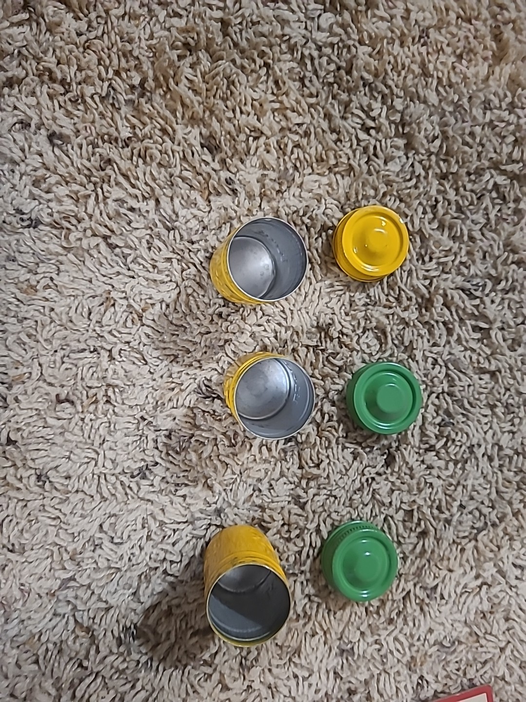 Vintage Kodak Yellow Film Canisters Set Of 3