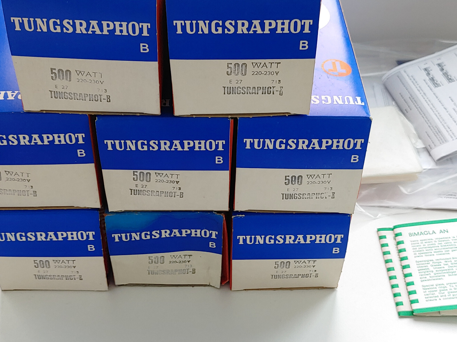 Tungsraphot – B Lamp 500W E27 220V