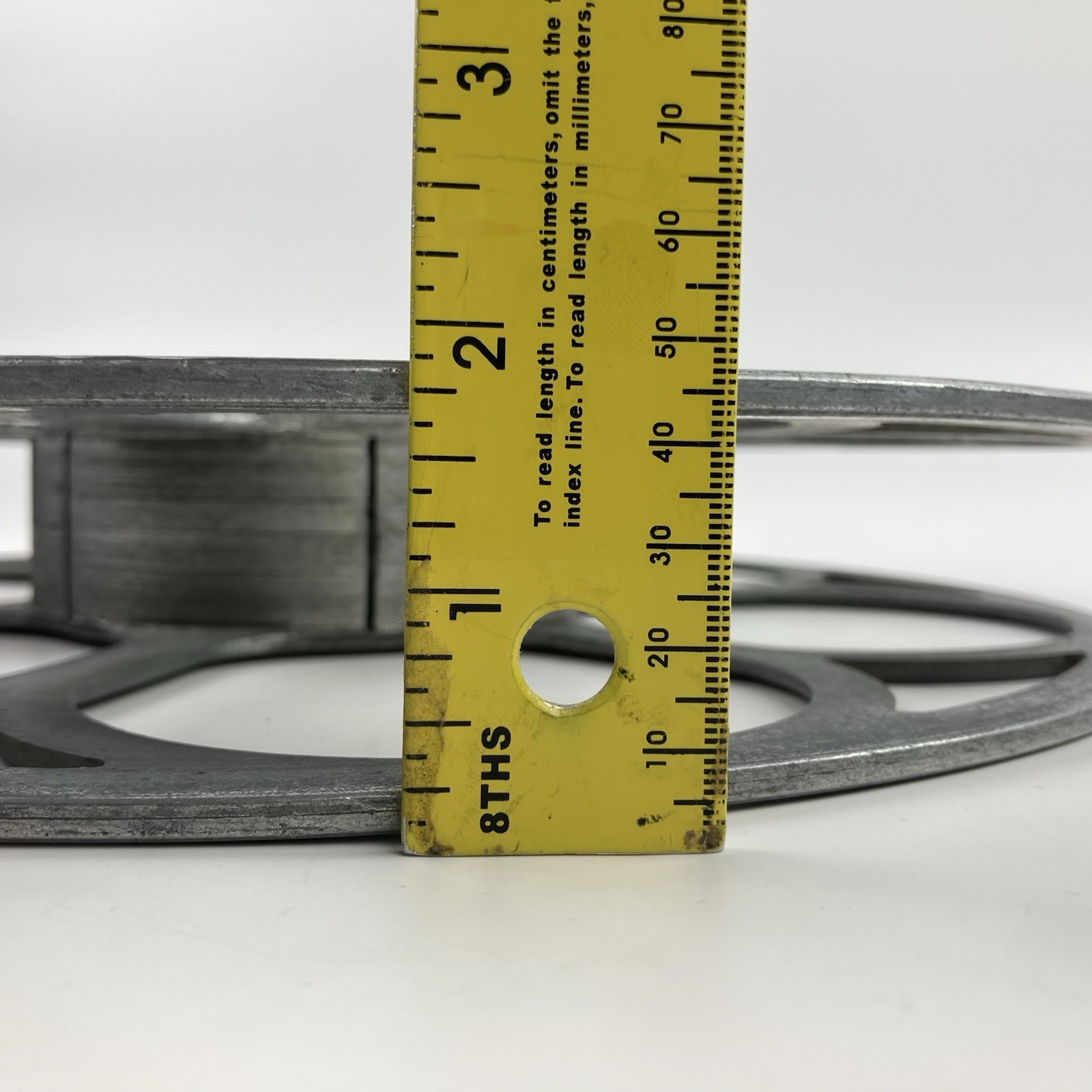 Goldberg Bros 14.5″ 35mm Aluminum 6-Hole Film Reel Vintage Denver, CO