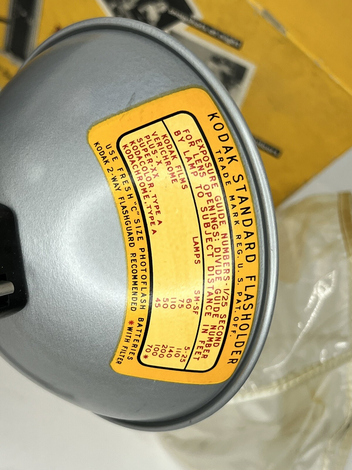 VINTAGE Kodak Standard Flasholder Flash w/Original Box