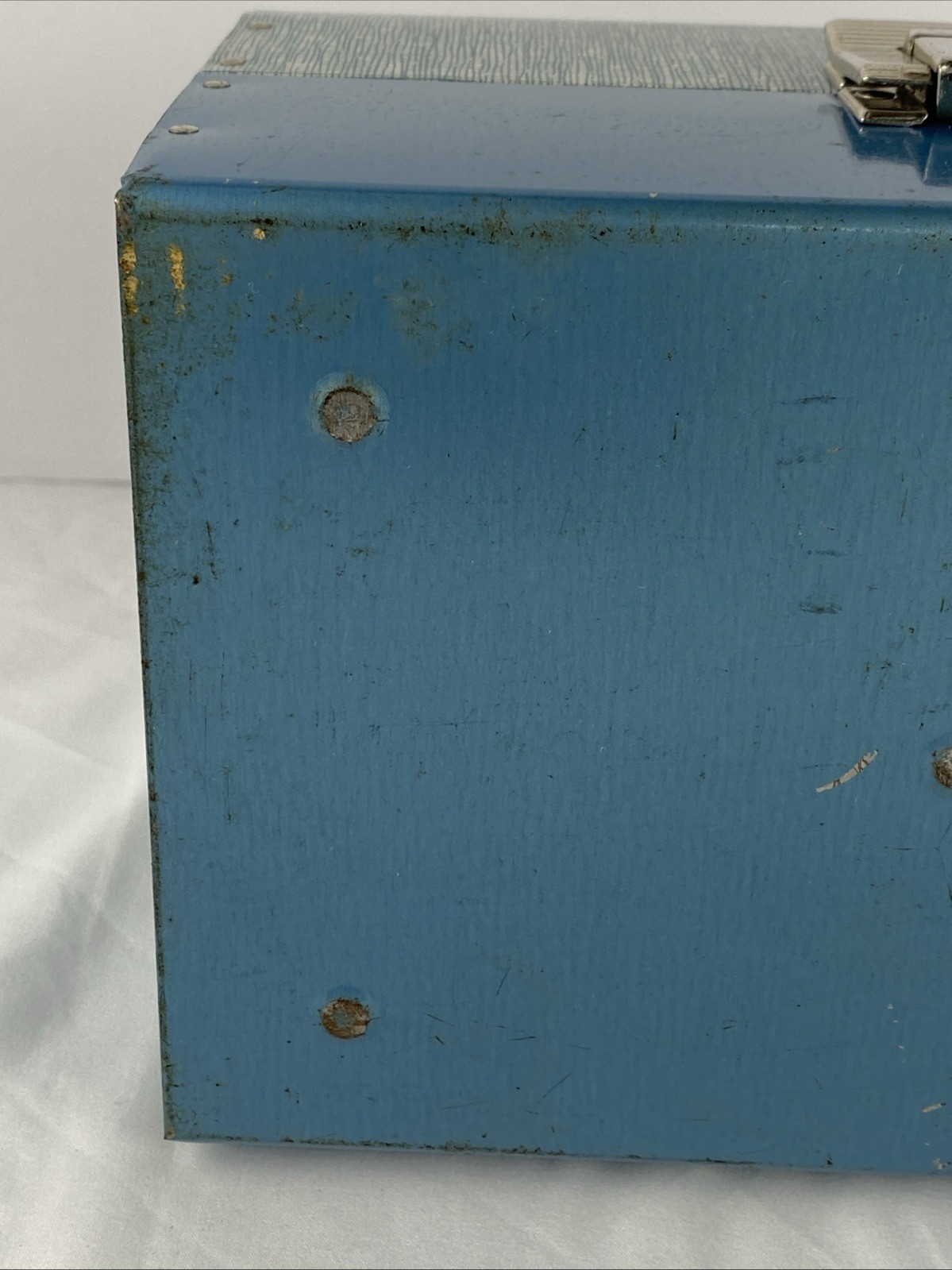 Bruce 5″ Reel 8mm Film Storage Case 12 Slot + 8 Full Reels w/Canisters Harwood