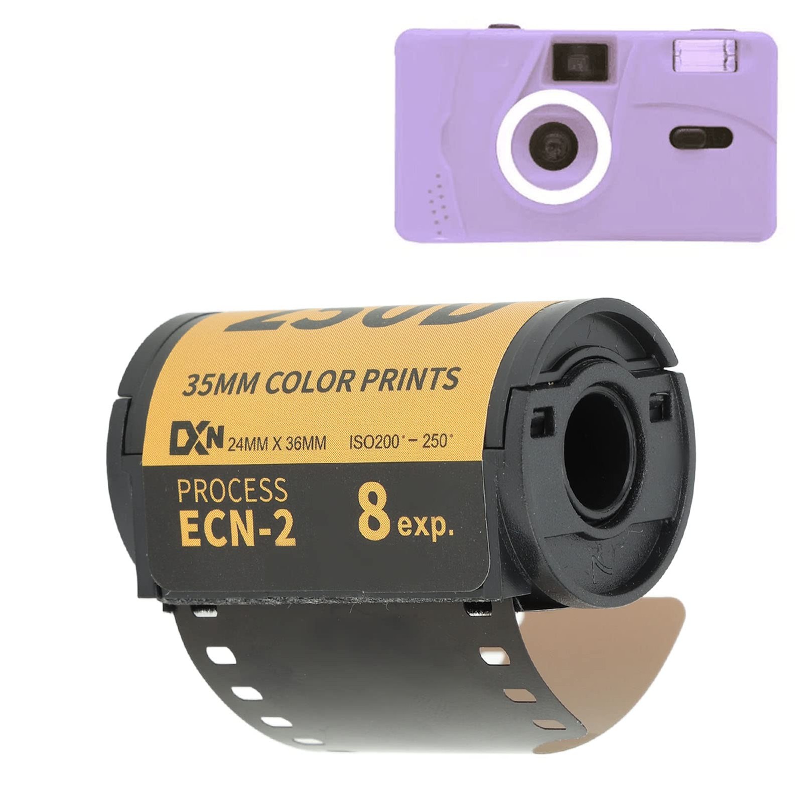 8 Sheet 35mm Color Print Film ISO 200250 ECN 2 Process 1.9×1.1 Inch