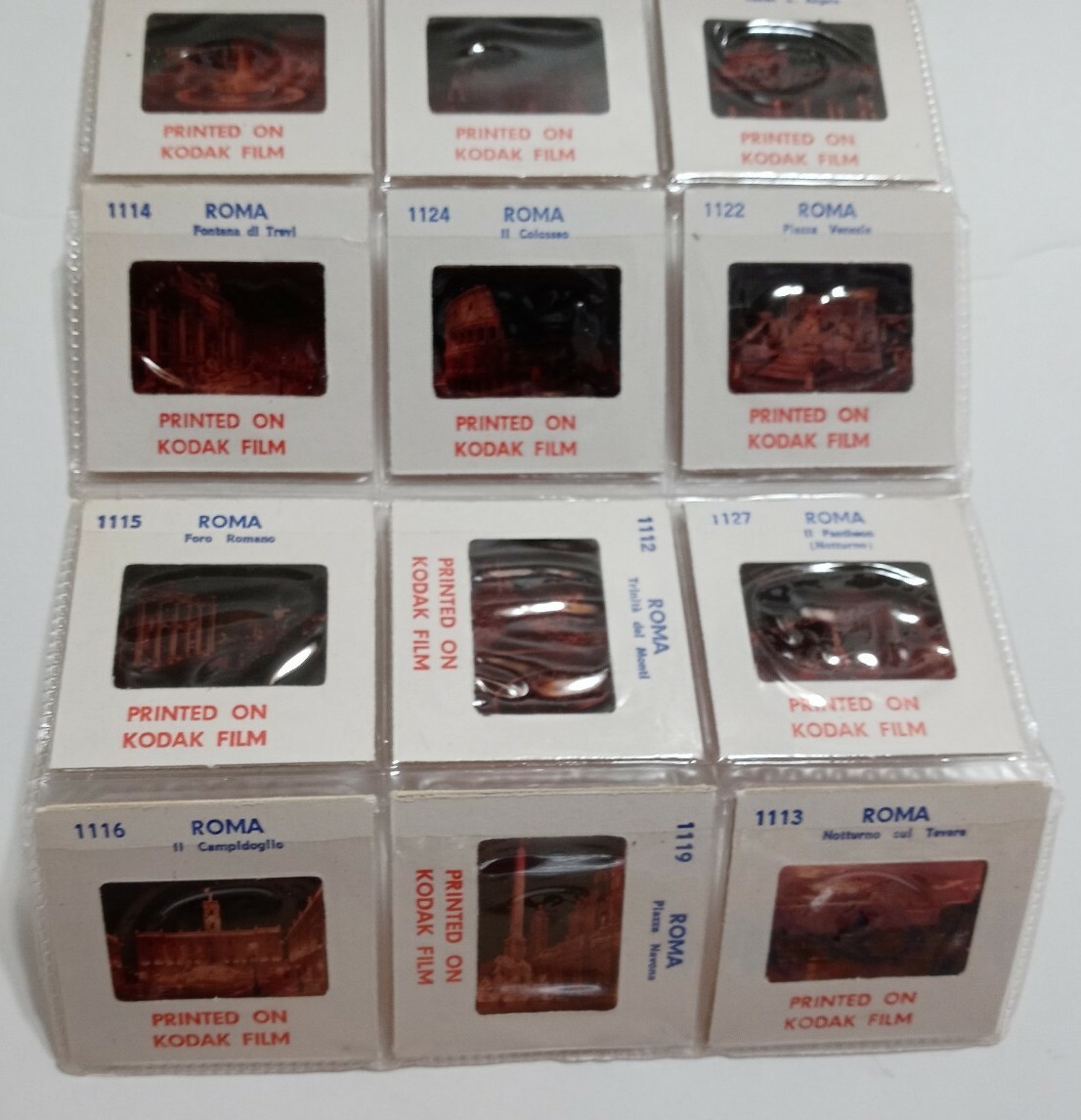Vintage Logan E-Z Slide Sorter Viewer 1055 w/ Slides Original Rome Italy
