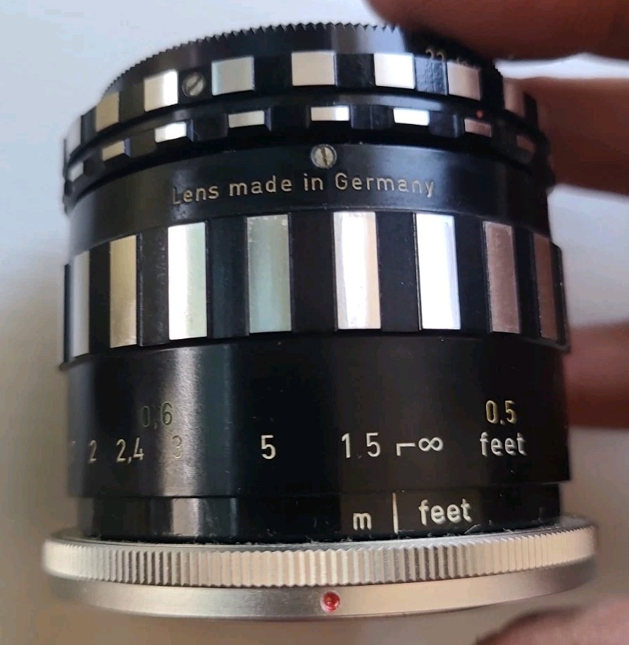 Vintage Schacht Ulm-Donau M – Travenar Lens 1:2.8 / 50mm With Case EXA Bayonet?