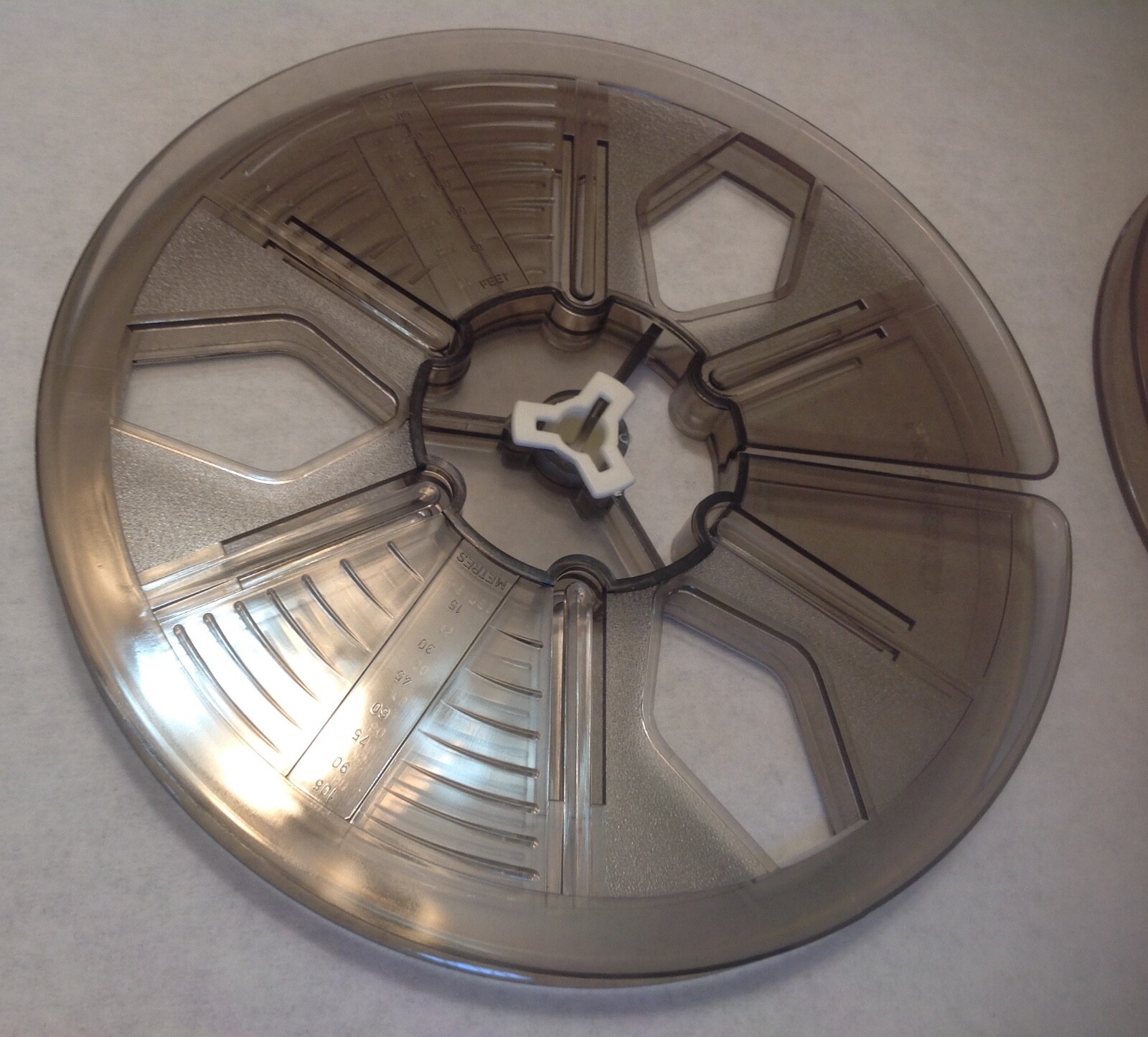 Tuscan dual 8mm film reels+cans Man. Aut. load 400ft made in Australia LOT OF 5