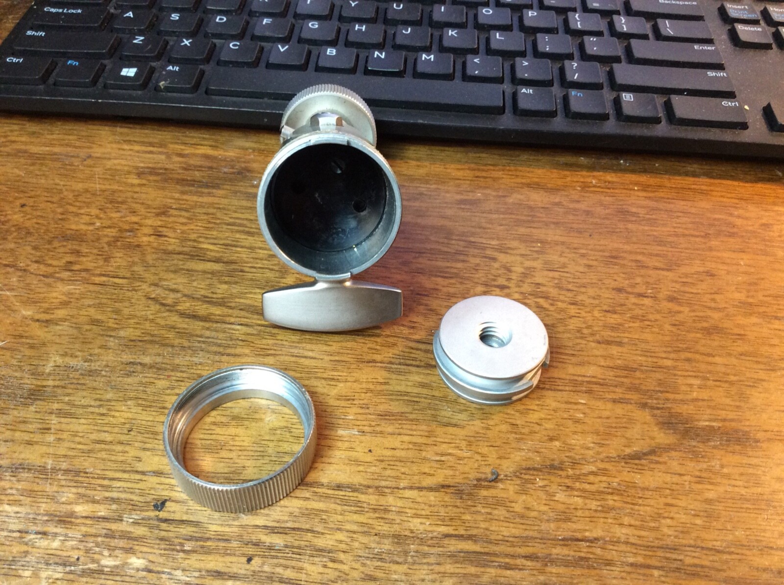 NICKEL BALL HEAD LEITZ WETZLAR TRIPOD LEVEL MOUNT FITS LEICA M CAMERAS M3, M6 M2