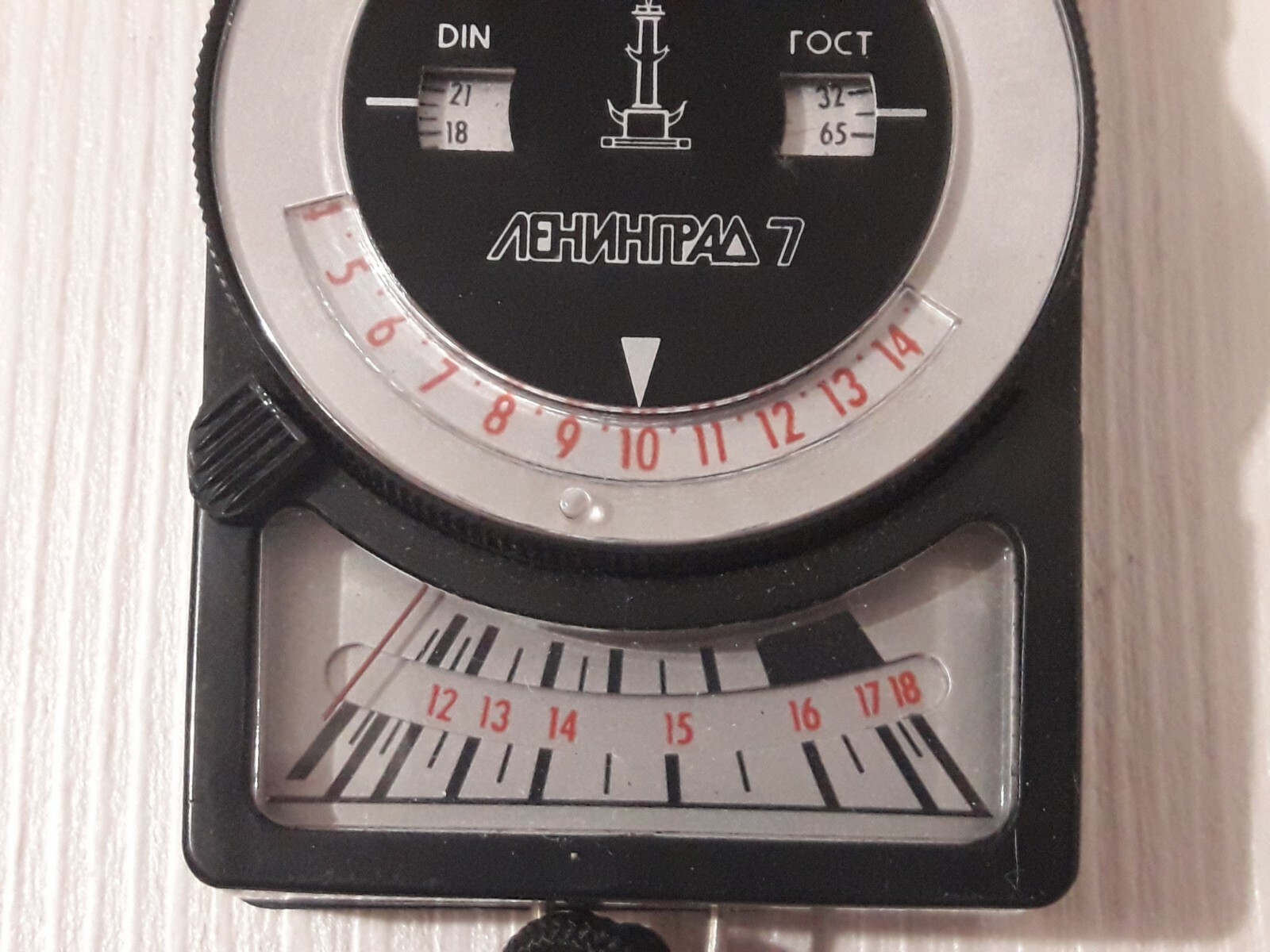 Soviet vintage light meter Leningrad 7 Analog Photography Film Exposure Russian