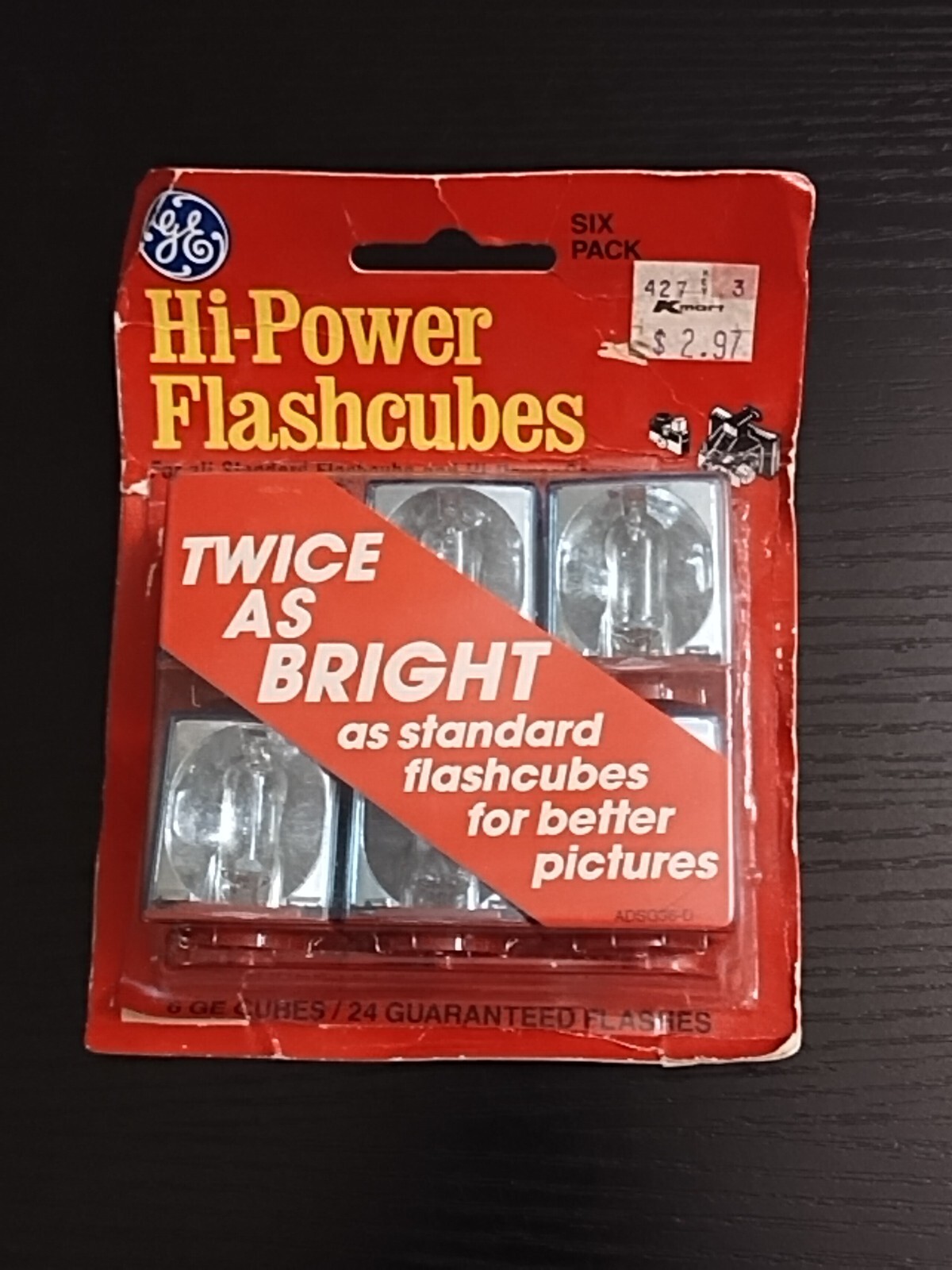 Vintage GE General Electric Flashcubes Flash Cubes 6-Pack Hi-Power
