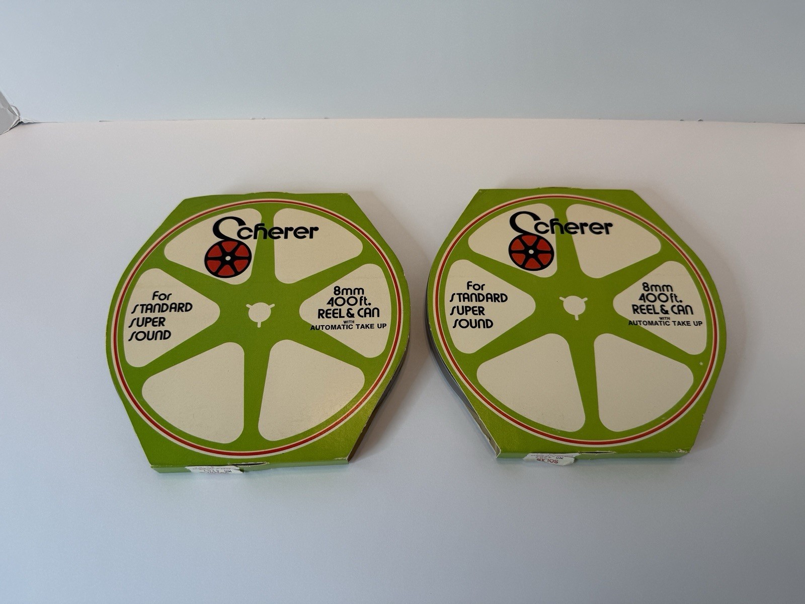 Scherer 8mm Metal Film Reels NEW OLD STOCK Film Reel And Can Set Lot Of 2