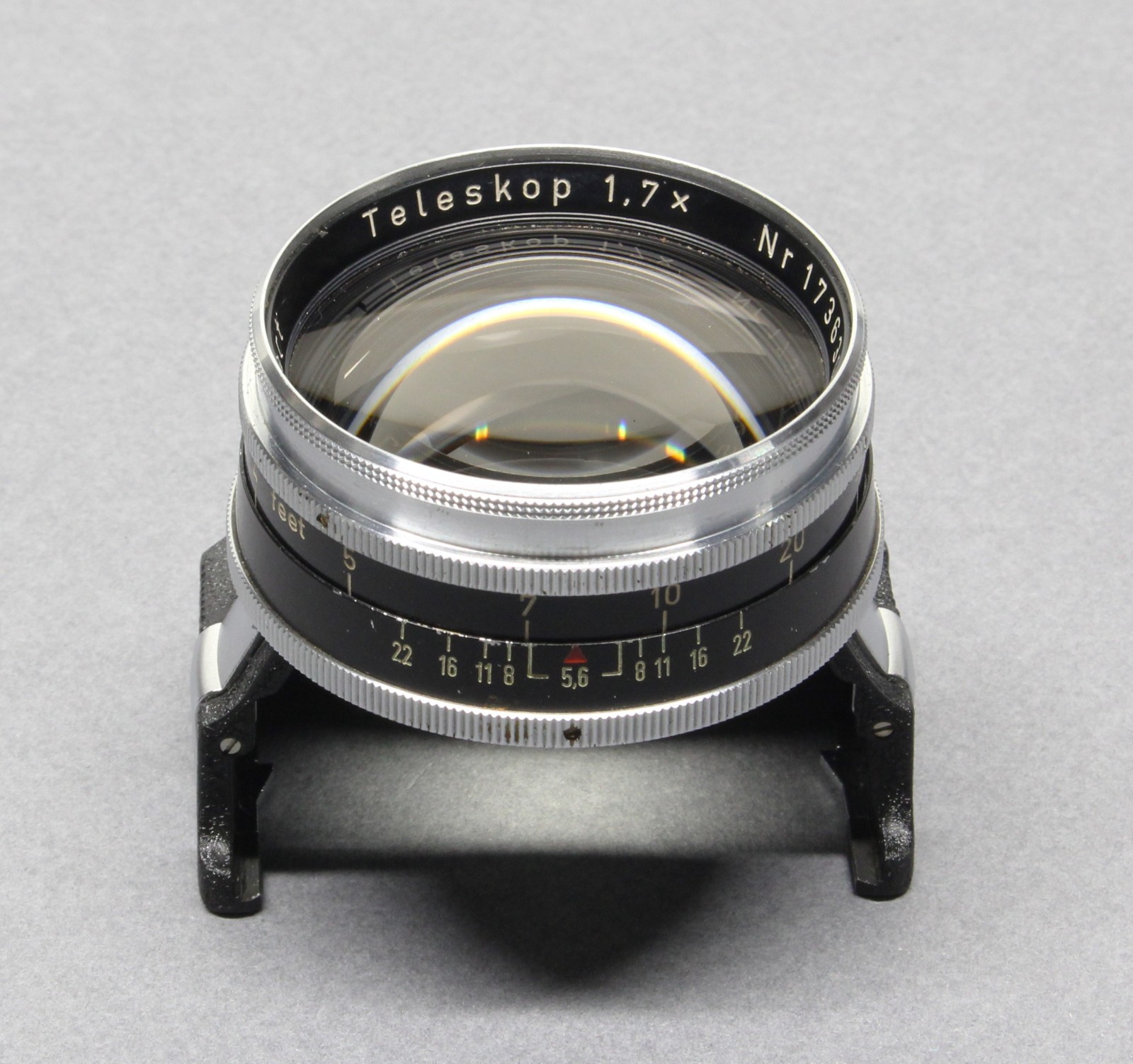 Zeiss Ikon Teleskop 1.7X Lens with 861/07 Bracket for Contaflex I II SEPARATION