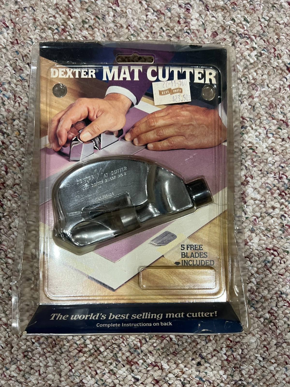 Vintage Dexter Mat Cutter No. 3 – Original Packaging – No Blades