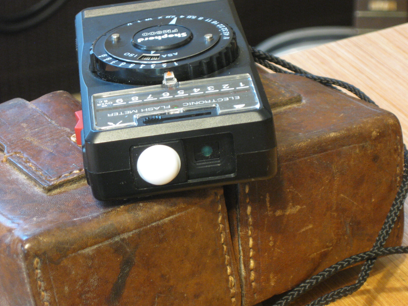 Vintage Shepherd FM800 Electronic Flash Meter & Case
