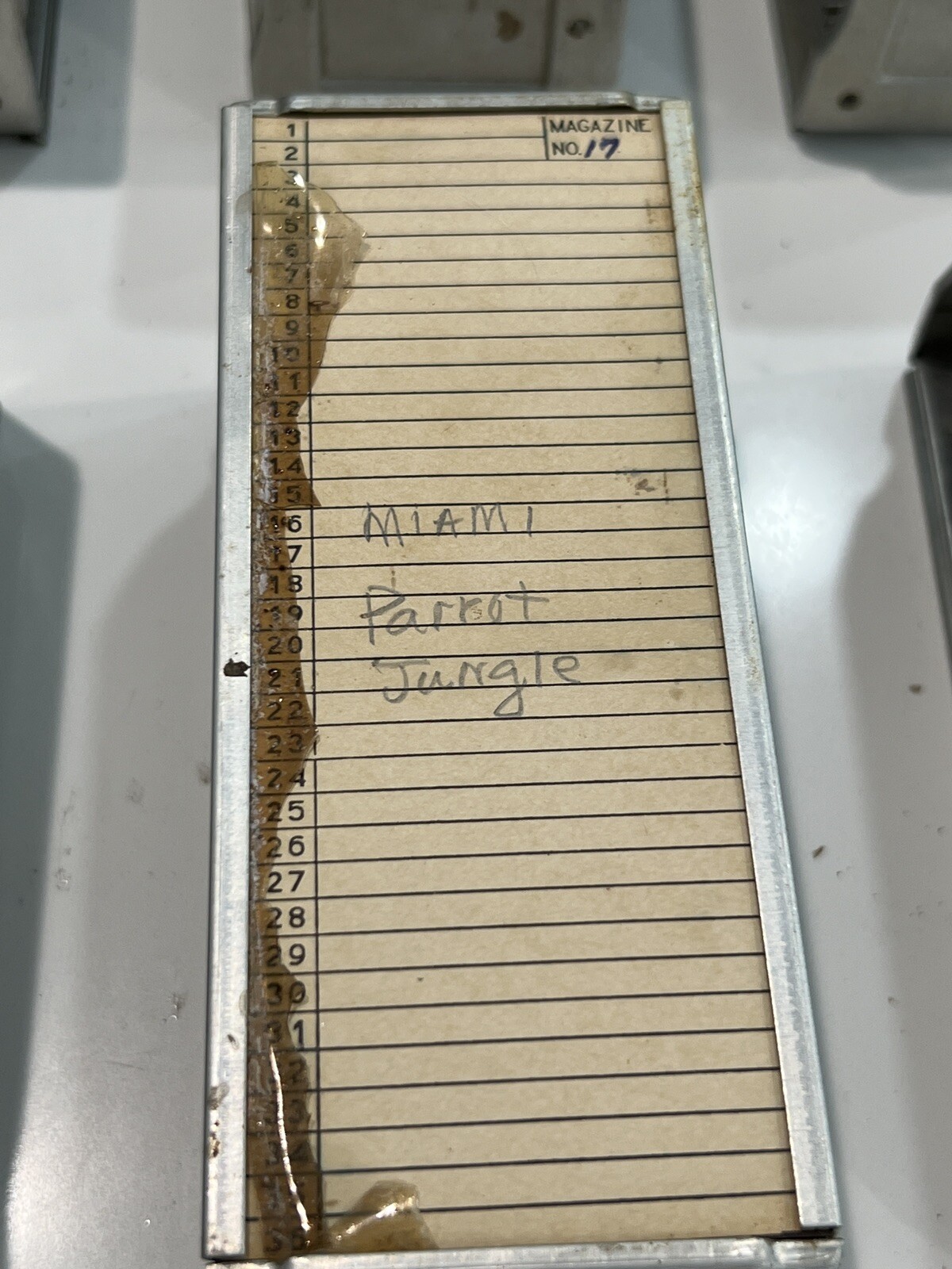 VTG Barnett & Jaffe Baja Portable Slide Storage Case 16 Argus/Airequipt Magazine