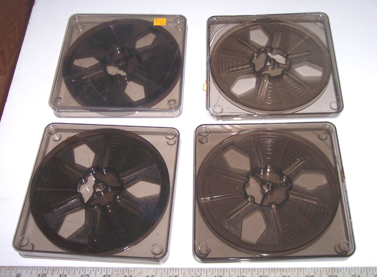4 X TUSCAN 8mm Movie Camera Film Reel 105-meter/350-ft Capacity with Case, READ