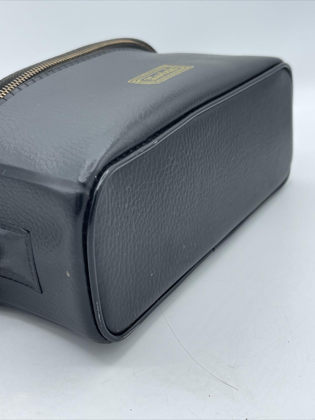 Vintage Kodak Black Camera Flash Lens Accessory Zippered Storage Carry Bag Case