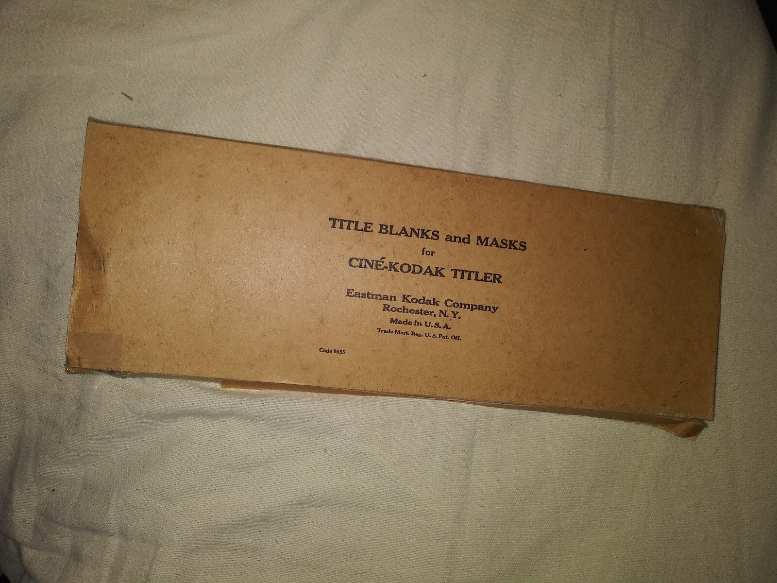 Vintage Cine-Kodak Titler Eastman Kodak Company