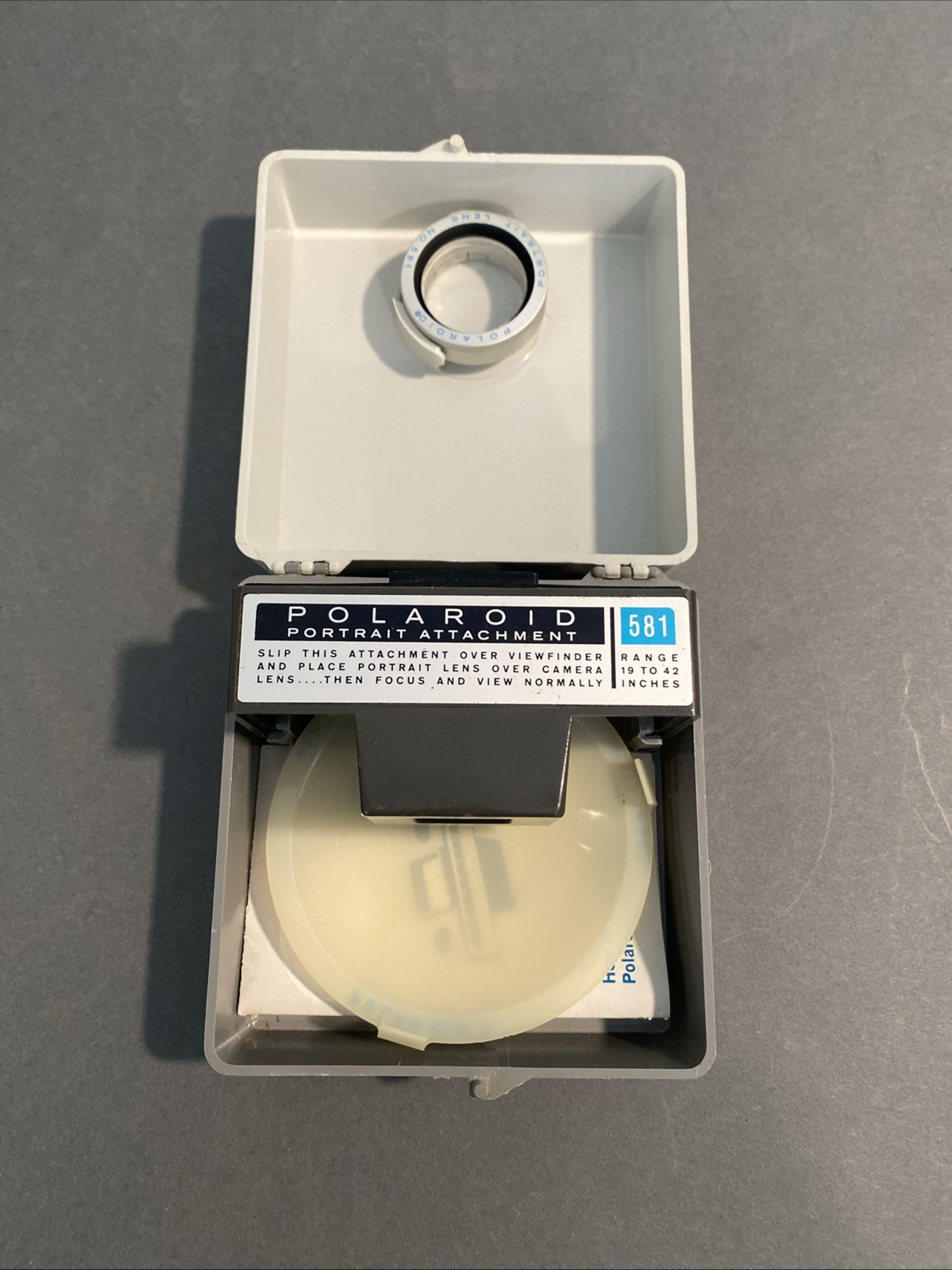 Polaroid Portrait Kit #471/581A Flashgun #268 Lot Land Camera