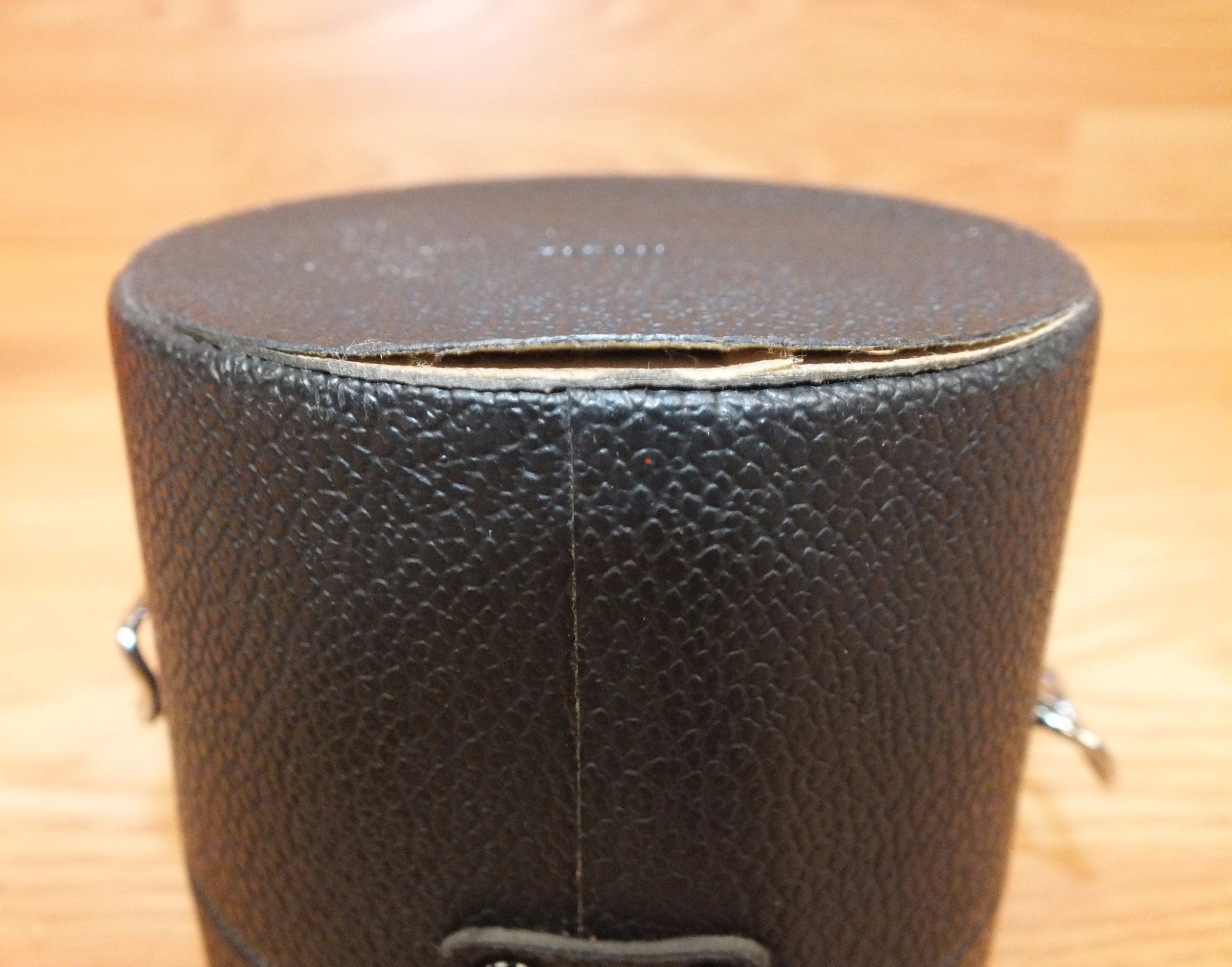 Genuine Telesar Faux Leather Black Universal Lens Case Size A With Strap *READ*