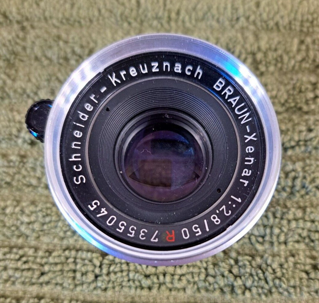 Schneider-Kreuznach BRAUN-Xenar f2.8/50R Compur Lens Front Part Only – Germany