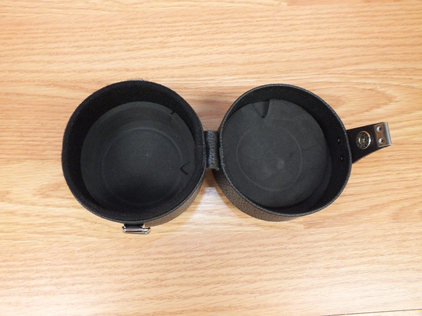 Genuine Telesar Faux Leather Black Universal Lens Case Size A With Strap *READ*