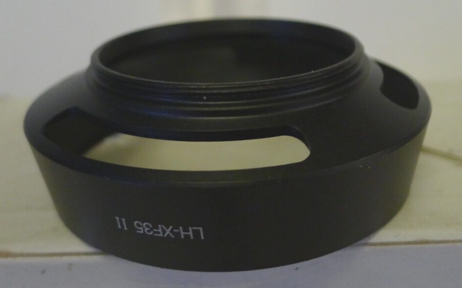 JJC LH-XF35 II Black Metal Lens Hood for Fujifilm Finepix XF