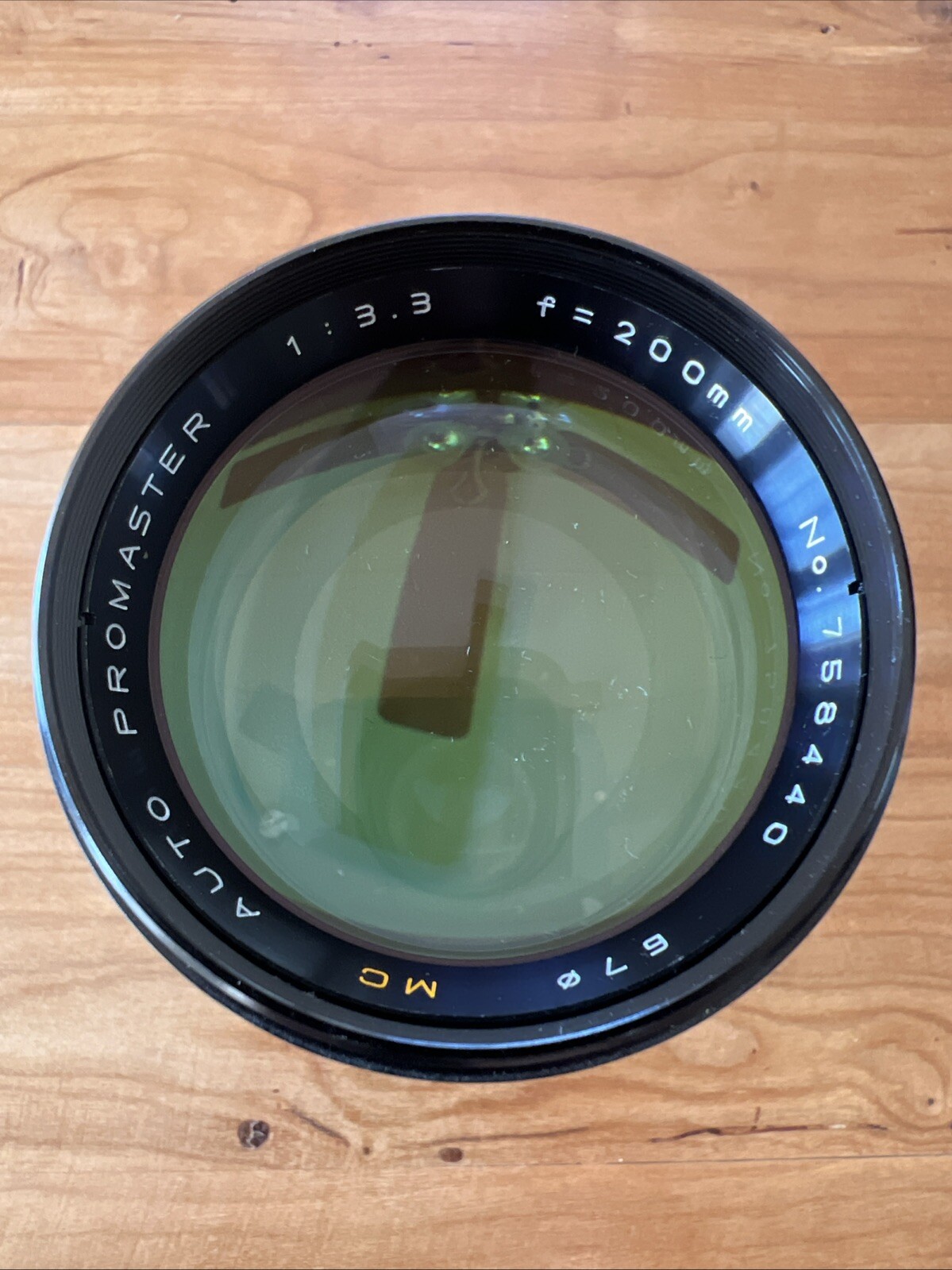 Promaster 200mm f3.3 lens. Canon FD Mount – manual focus