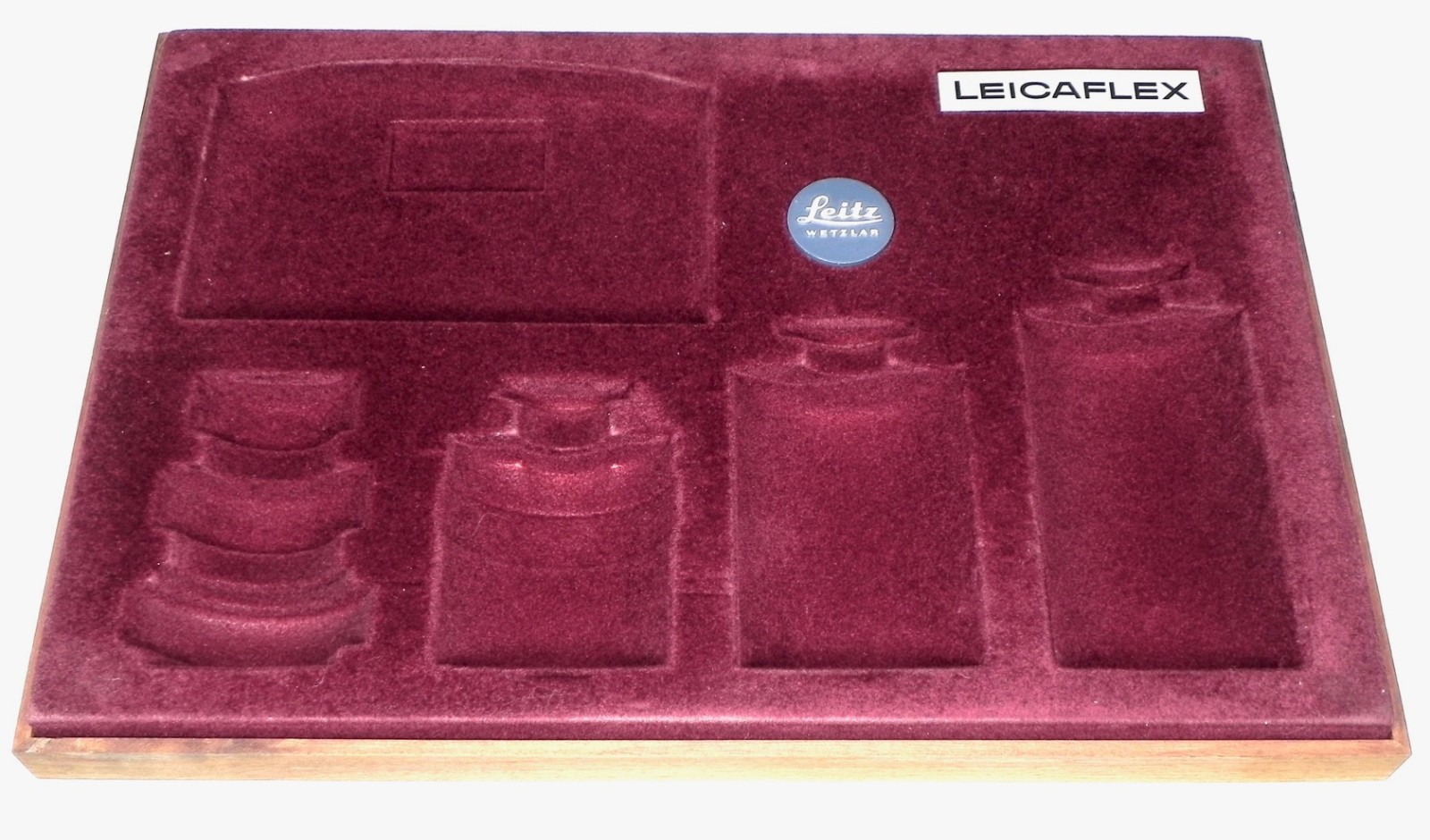 Vintage Leica Display for Leicaflex Body with 4 Lenses #2 ………….. Minty