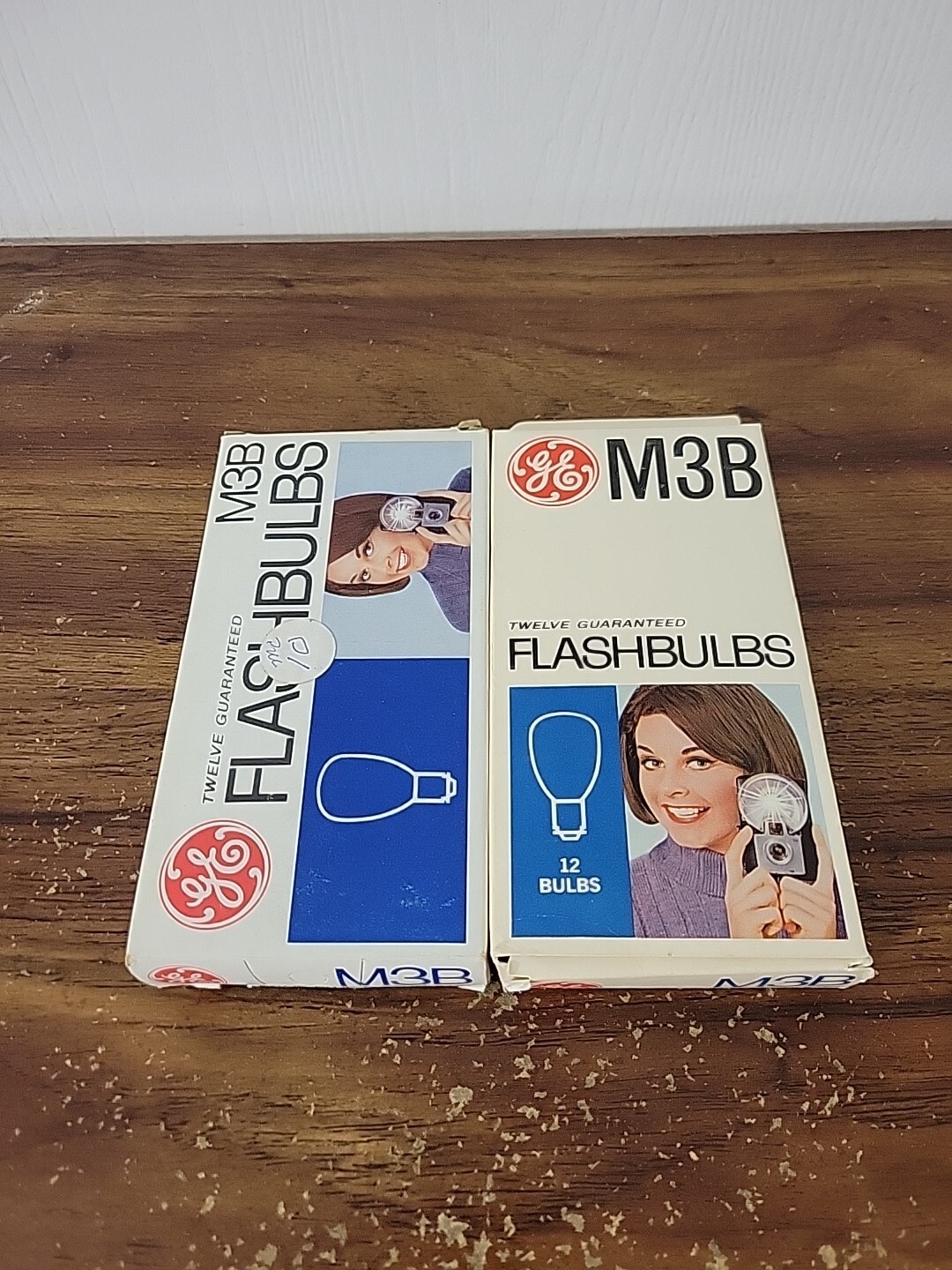2 PACKS GE M3B Flashbulbs Vintage NEW OLD STOCK