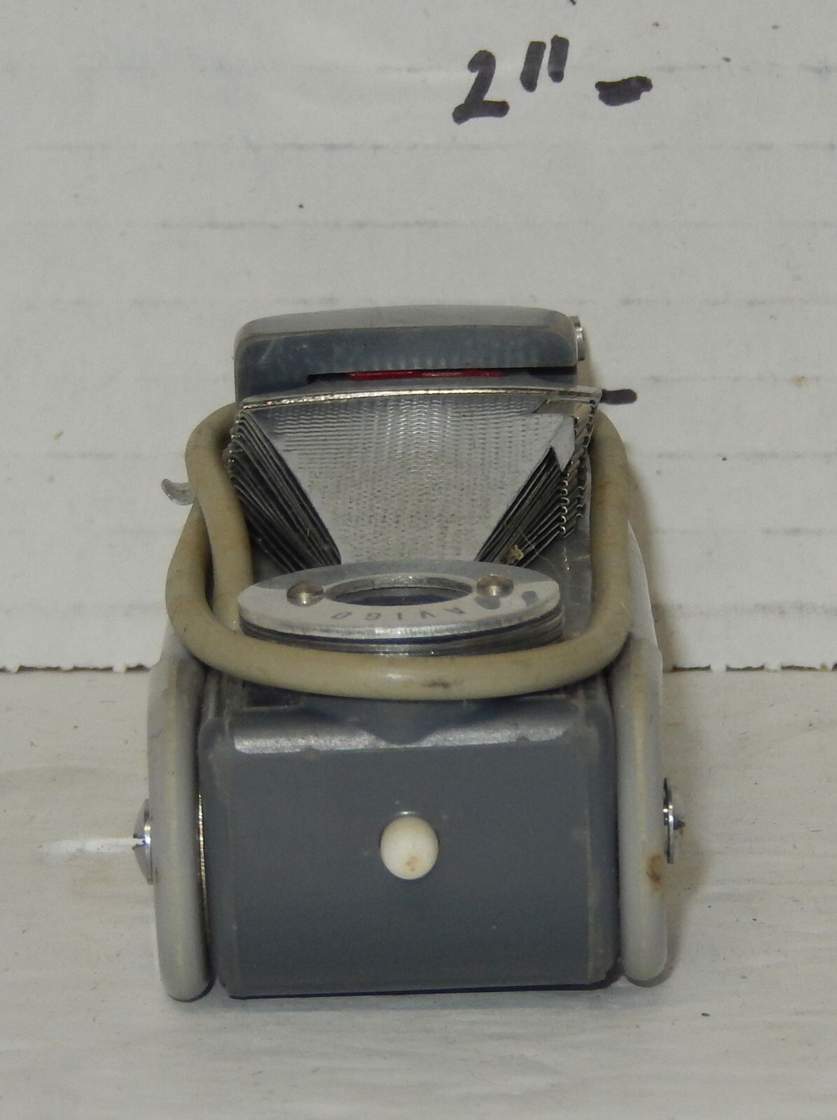 Vintage Avigo Crown Pocket Fan Flash Gun Tilting Head and Cable
