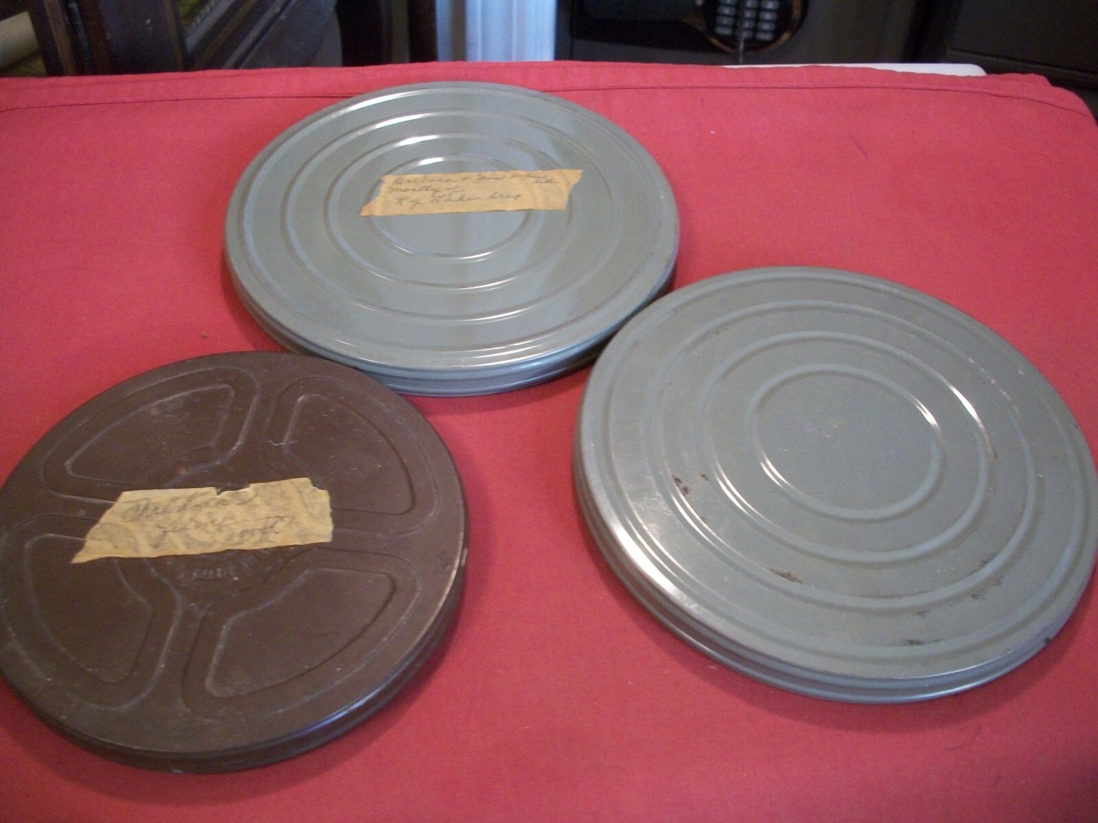 3 Vintage Film Canisters 2 With Film in Them ?