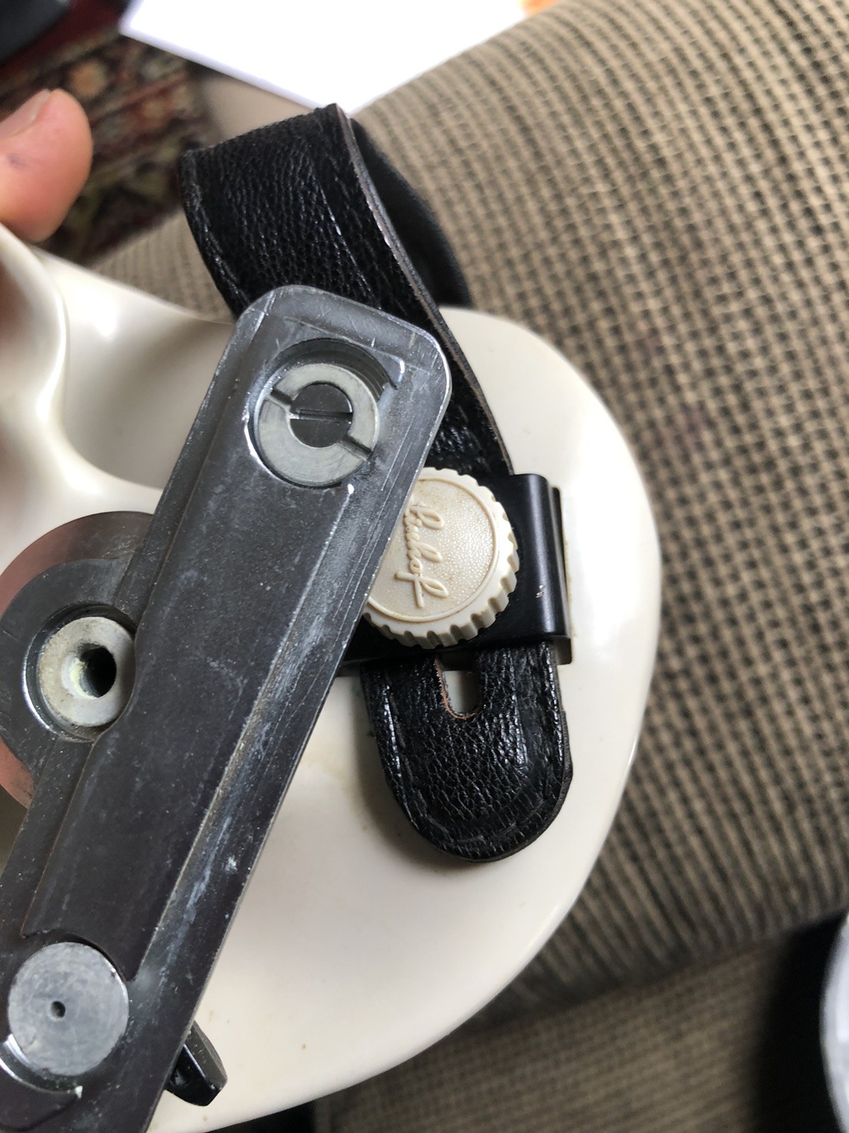 Linhof Technica White Left Hand Grip For Linhof
