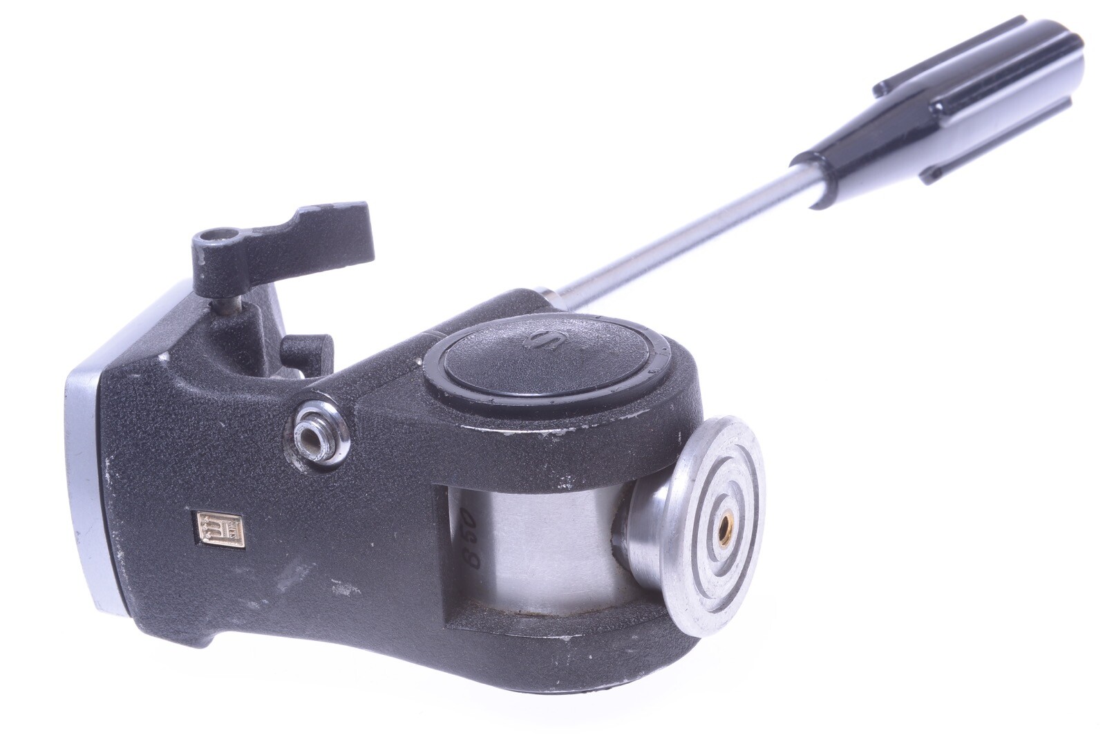 ✅ SLIK 2 WAY PAN & TILT TRIPOD HEAD 16MM CINE, MOVIE, FILM W/ PANORAMA PAN PLATE
