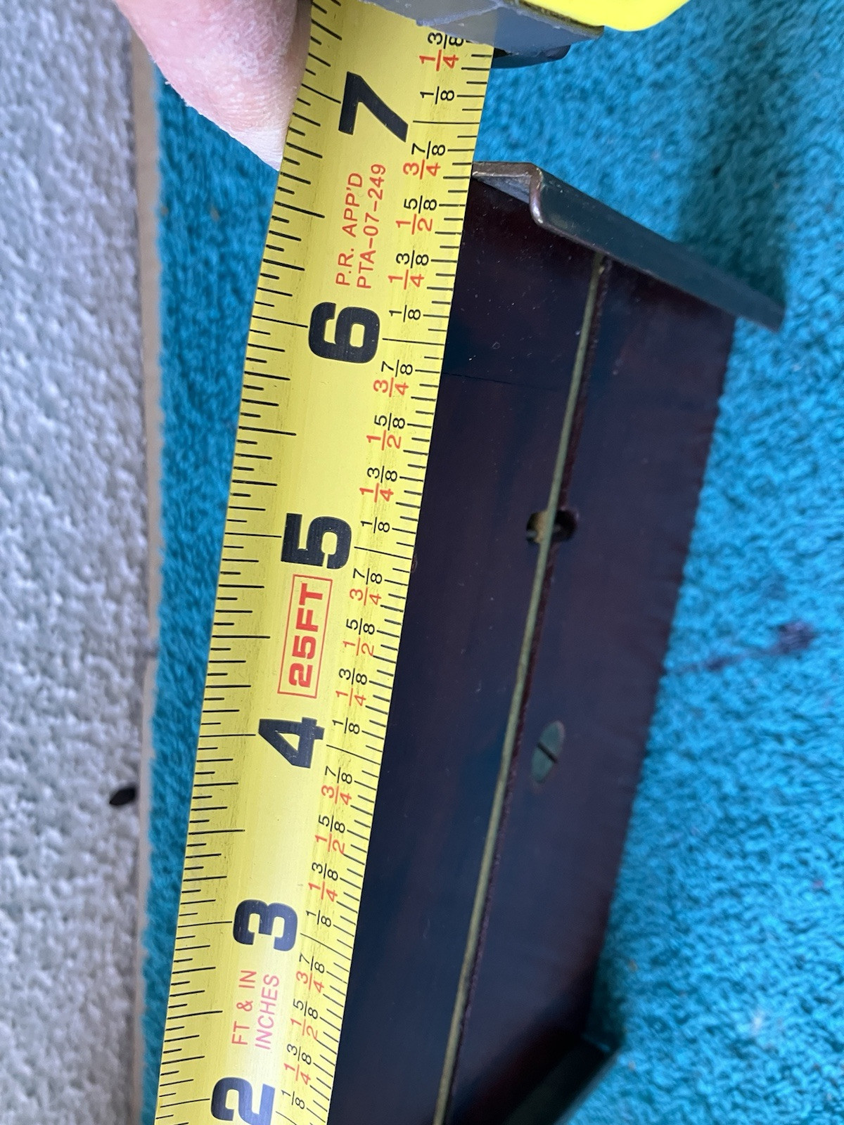 Antique Photography Sliding Tripod Block 6 3/4”x 4 1/8”