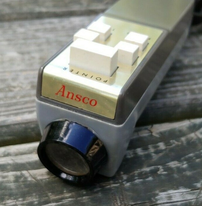 Original 1960’s ANSCO Anscomatic II Slide Projector REMOTE CONTROL with Orig BOX