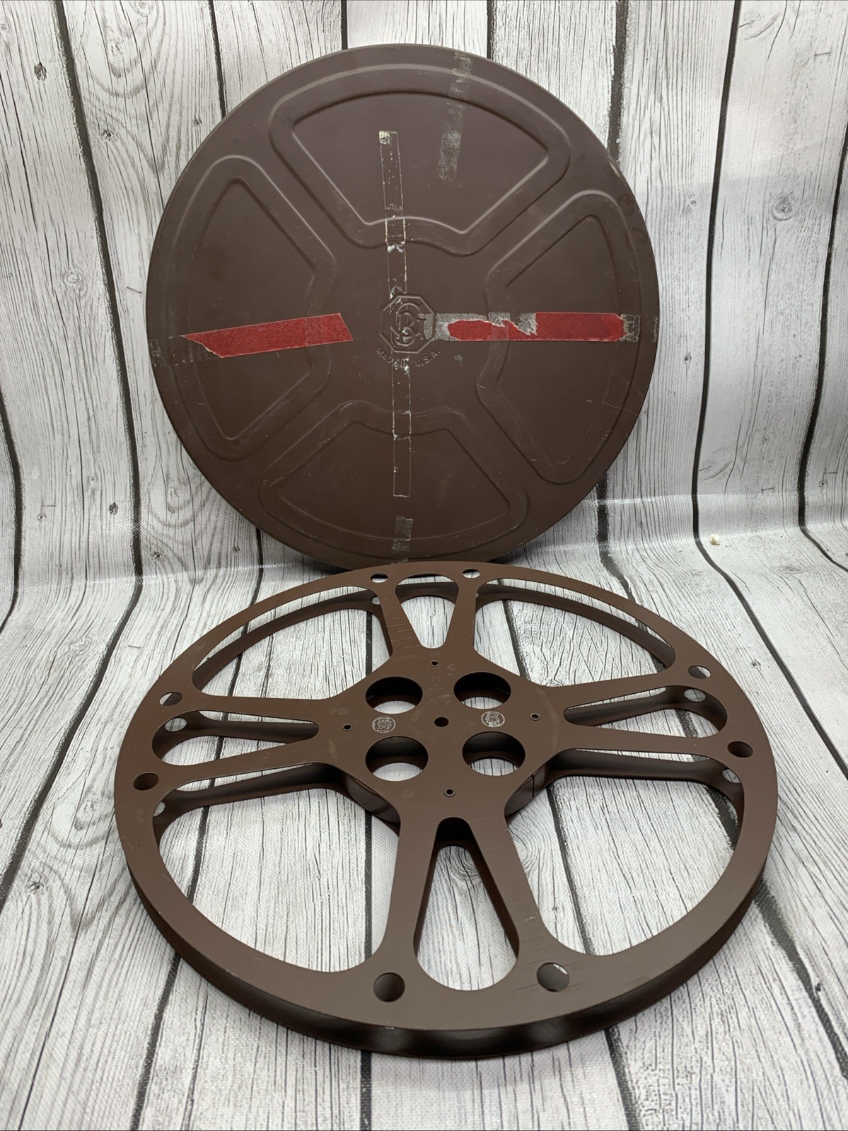 Golden Brothers Film Reel 13 3/4” W/case