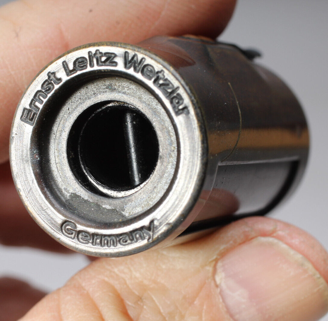 LEICA LEITZ FILCA “Z” 35MM RELOADABLE BRASS FILM CANISTERS CLEAN SHAPE