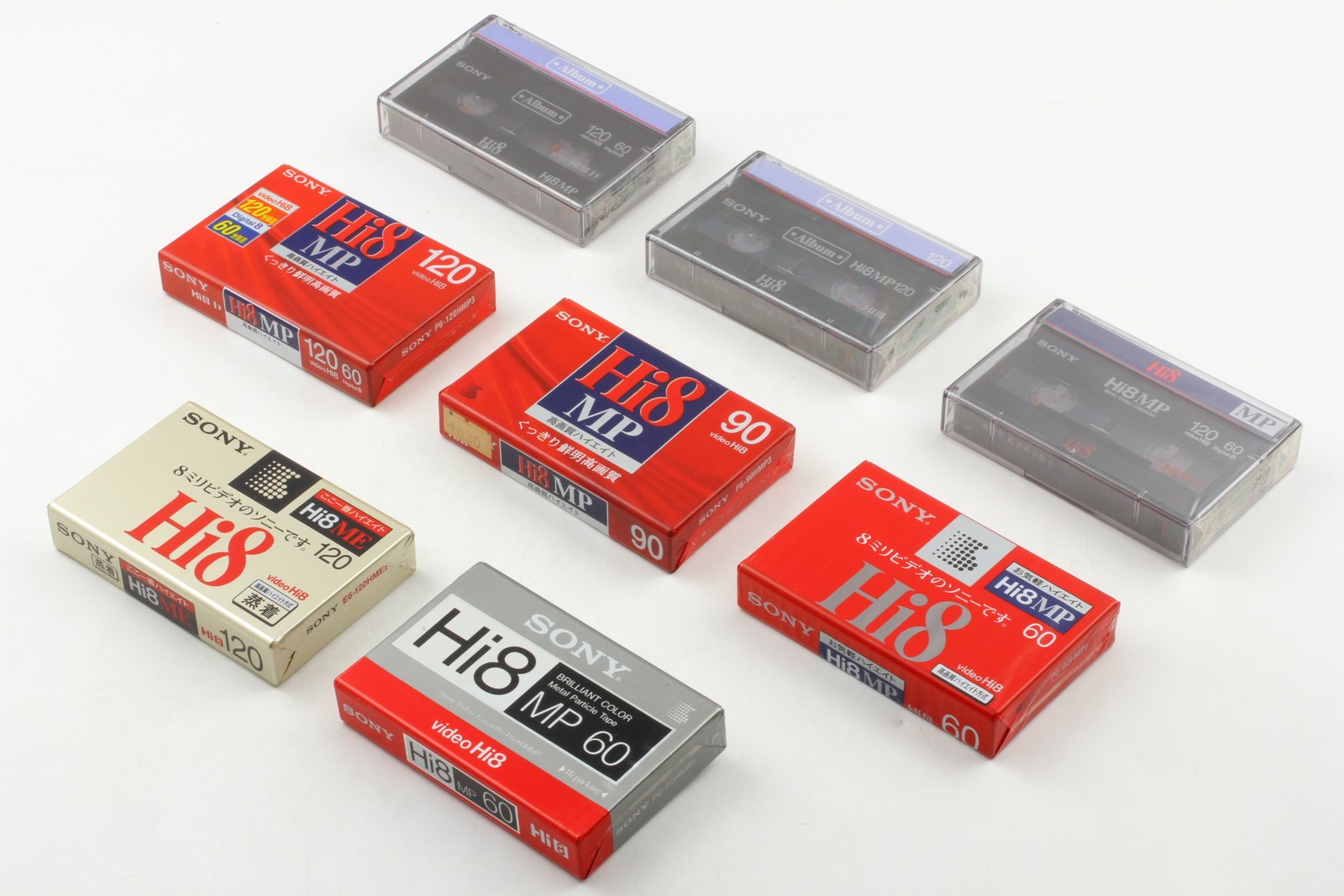 [Unused] Sony Hi8 MP ME 60/90/120min 15 Cassette Tapes Set From JAPAN