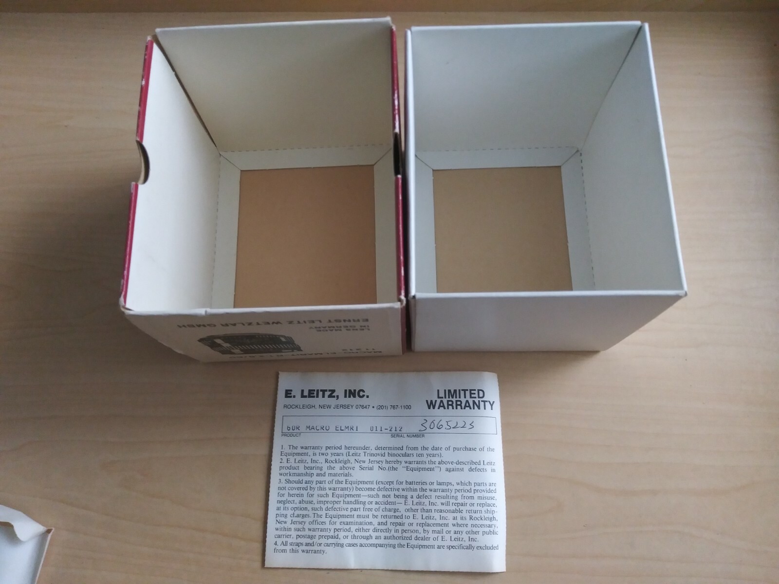 – Leica Leitz Empty Box for Leicaflex Macro – Elmarit – R 60mm f2.8 Lens, 11212