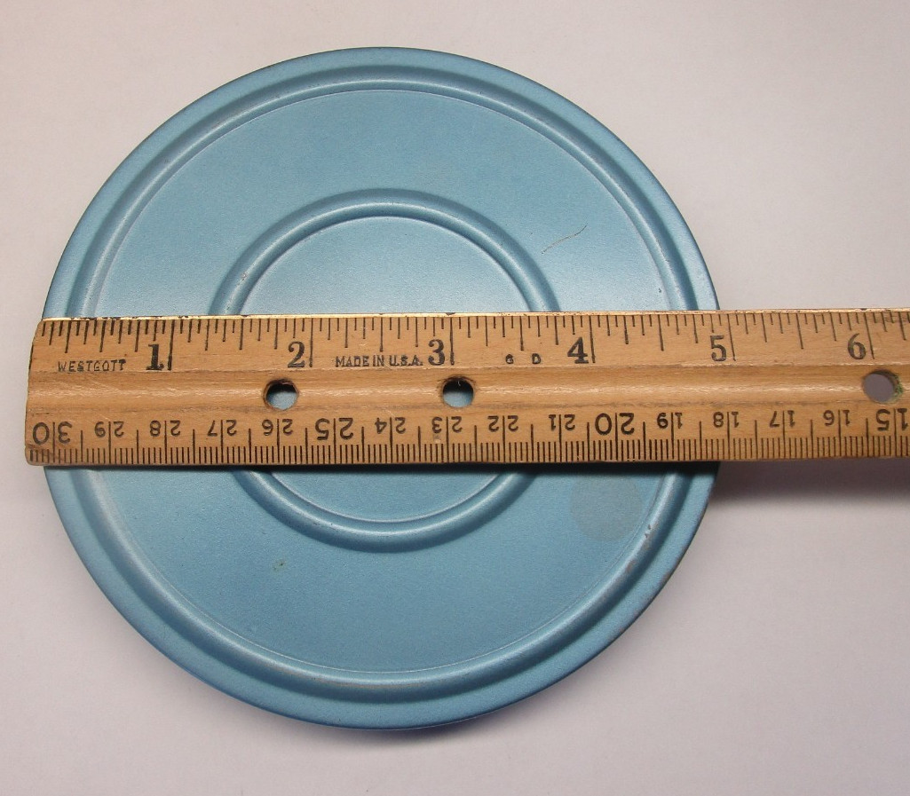 Vintage Compco Corp. 8mm/200ft 5” Blue Film Reel Canister and Reel