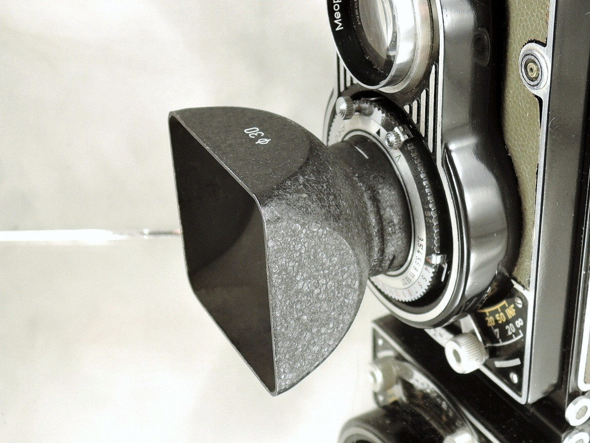 Flexaret Meopta Shade Hood Ø 30 Lens Hood for Flexaret II – V Very Preserved