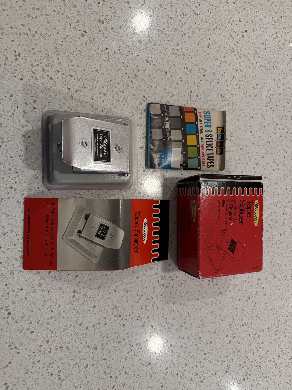 Minette Tape Splicer For Super 8 & Single 8 – Comes with patches