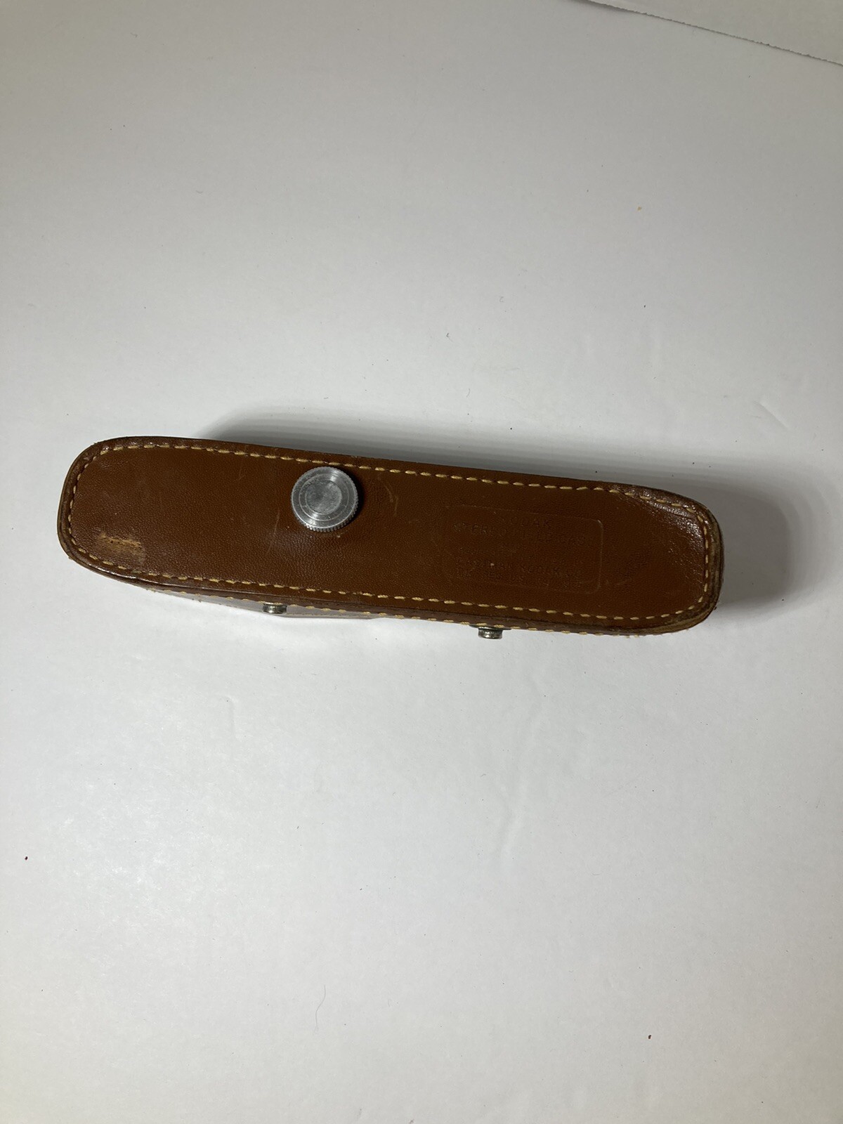 Kodak 3D Stereo Camera: Leather Field Case. Vintage Replacement Bottom Only