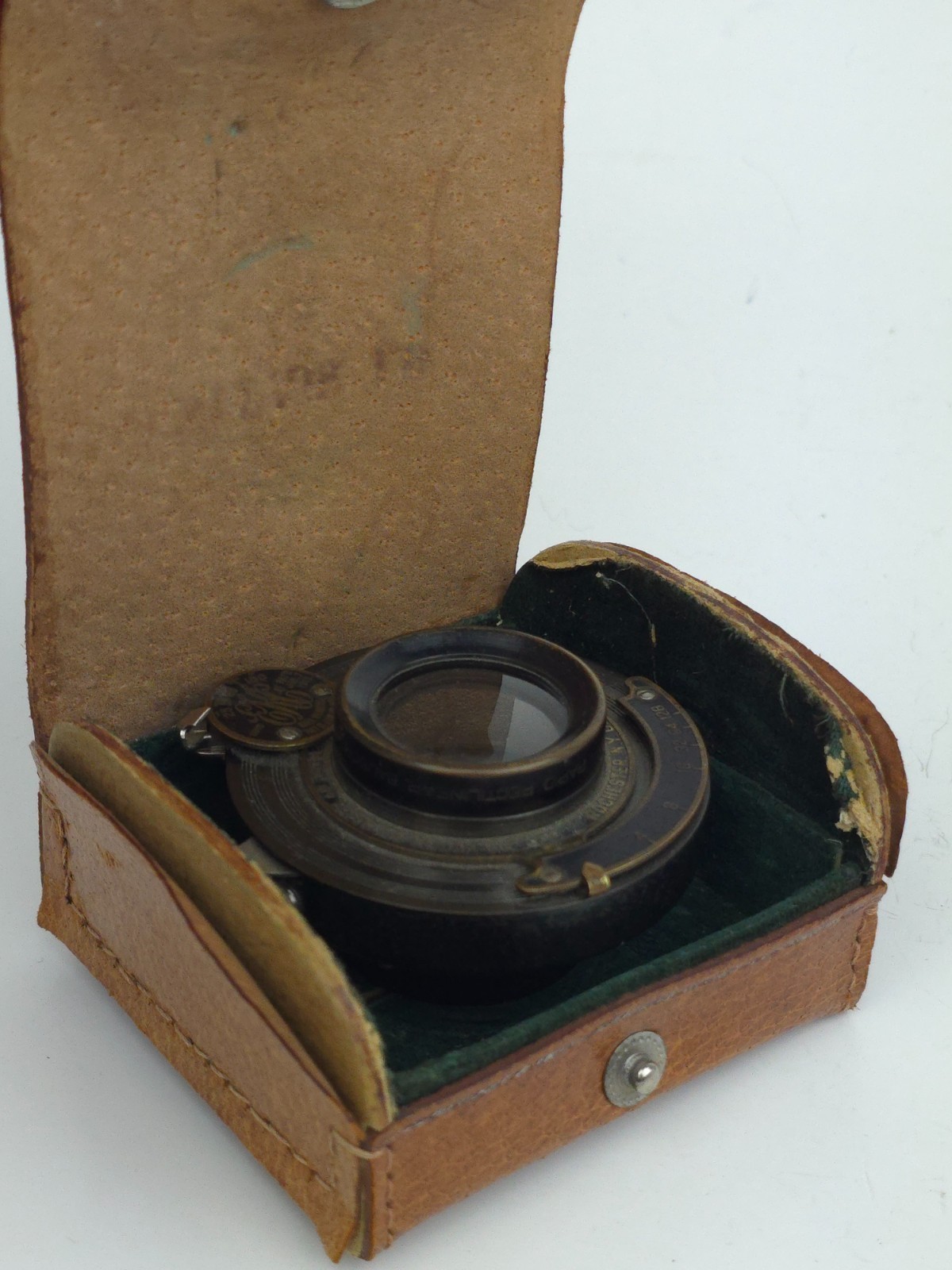 1913 Eastman Kodak Ball Bearing Lens Brass Optical Rochester NY Made In USA
