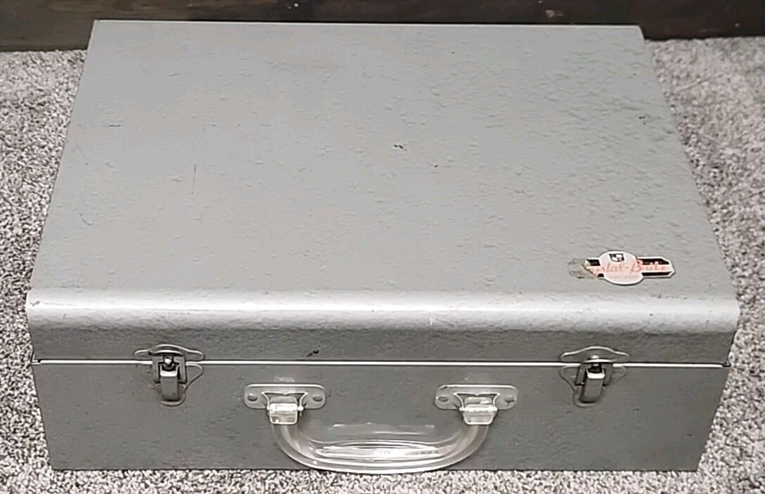 Vintage Camera Photo Lighting Model 4-PH-375 4 Light Bar w/Handle, Case Tested